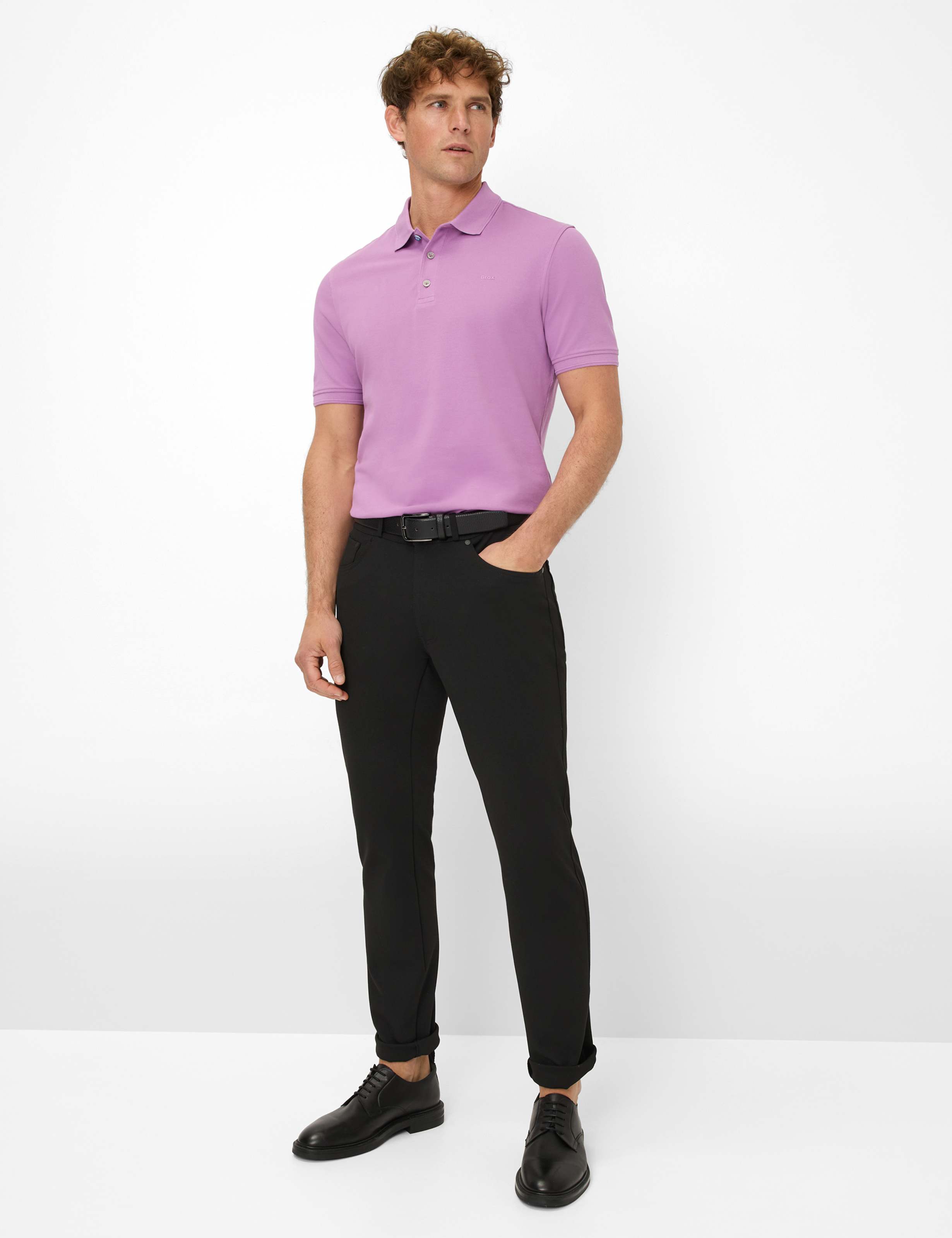 Men Style PETE Purple  Model Outfit
