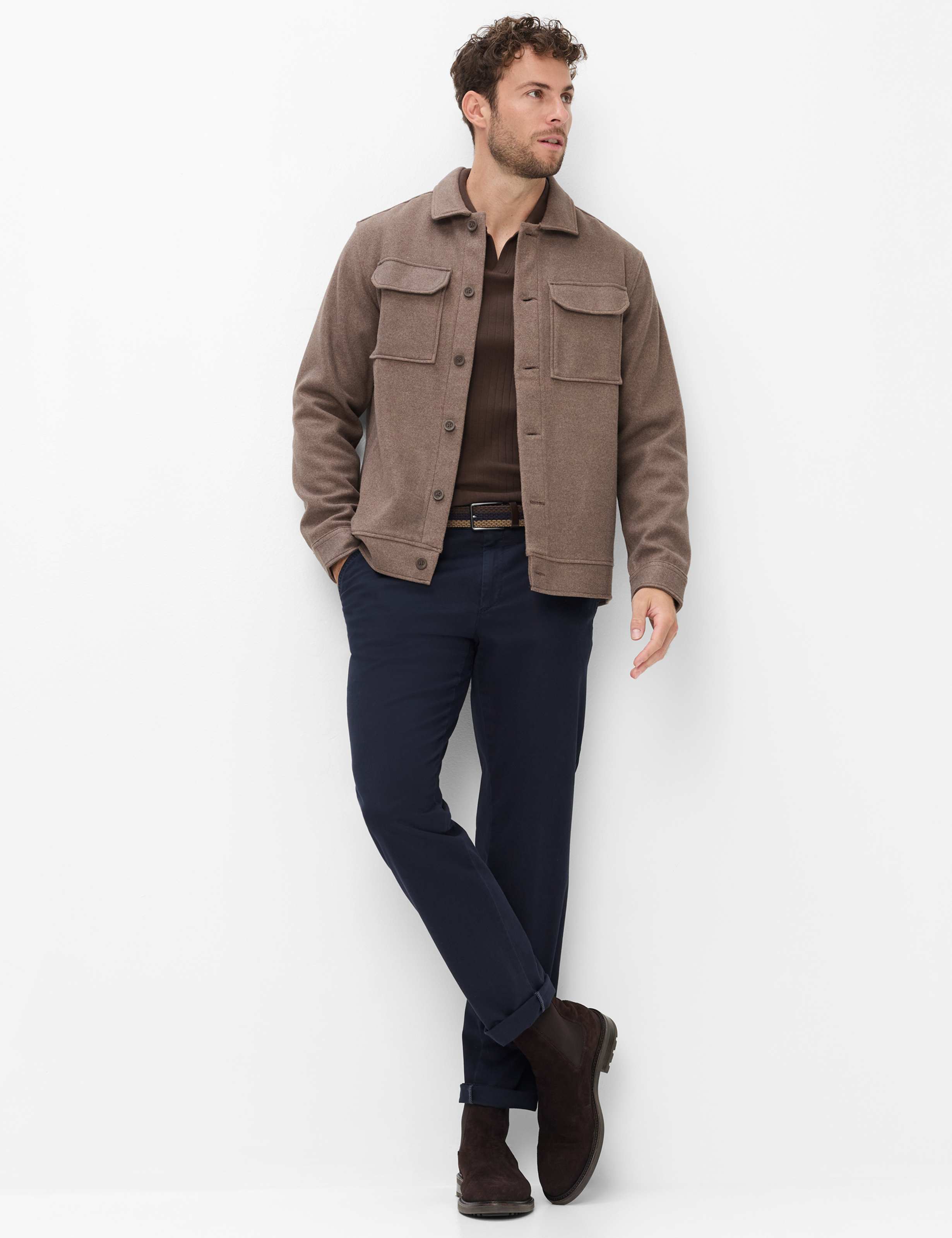 Herre Style EVEREST Mørkeblå Regular Fit Model Outfit