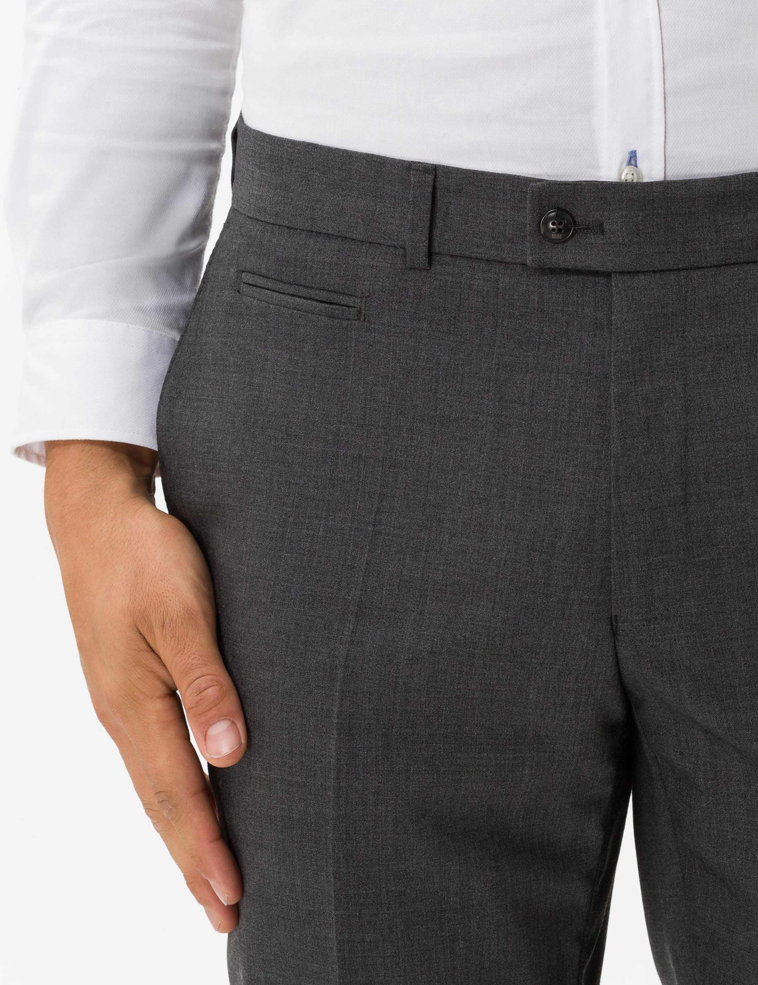 Herren Style ENRICO Grau Regular Fit Detail 2