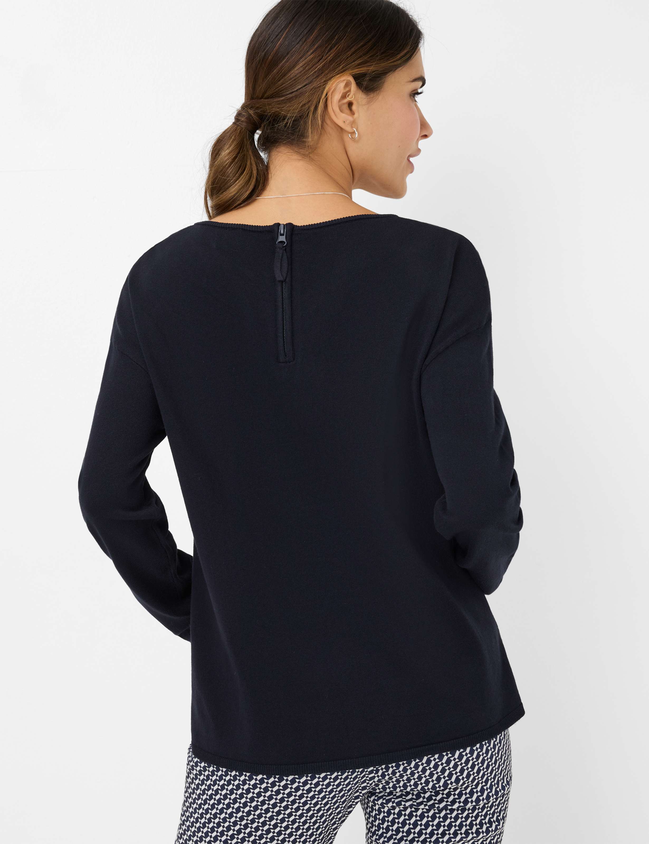 Damen Style LIZ Dunkelblau  Model Rueck
