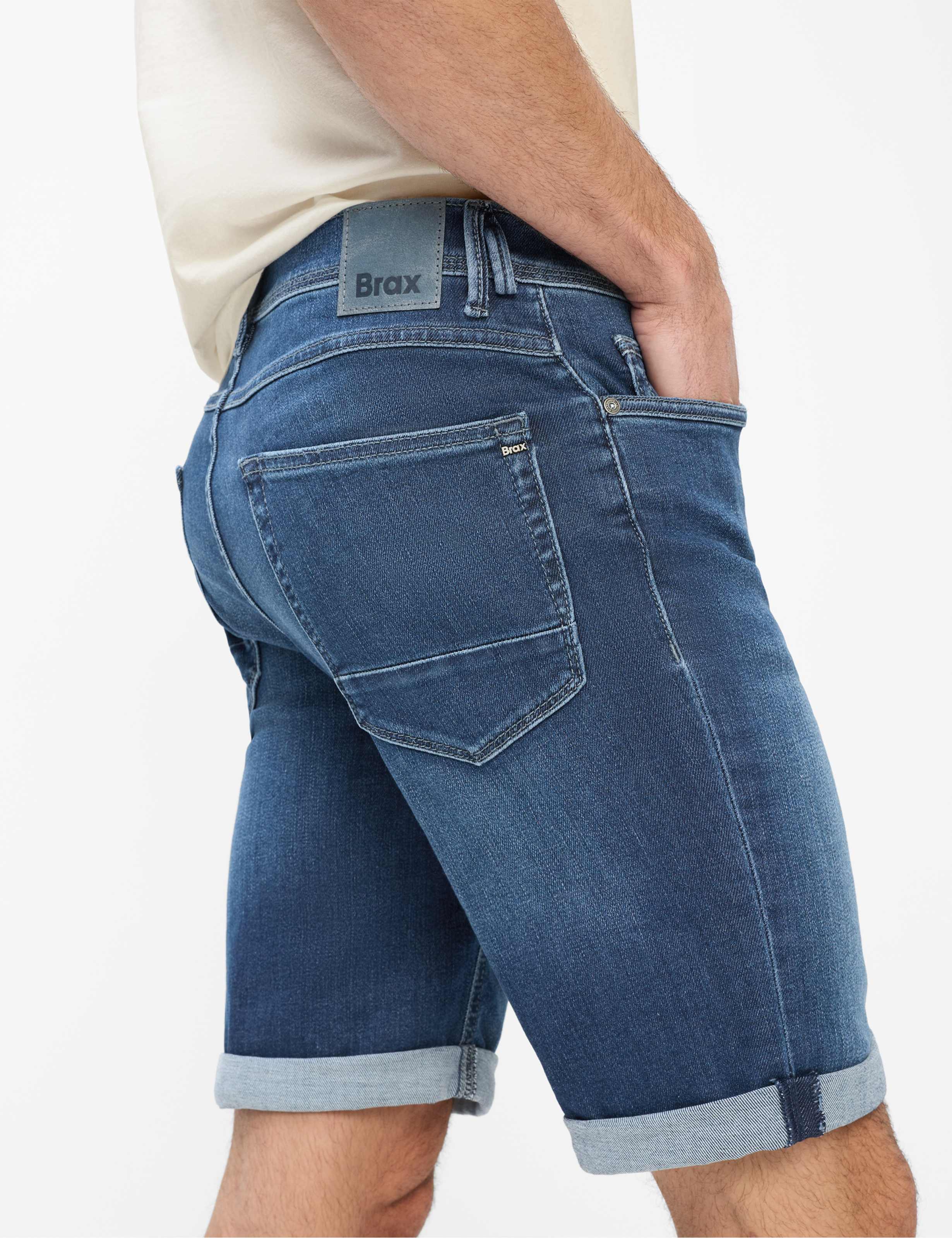 Heren Style CHRIS B Denim Donkerblauw Slim Fit Detail 2