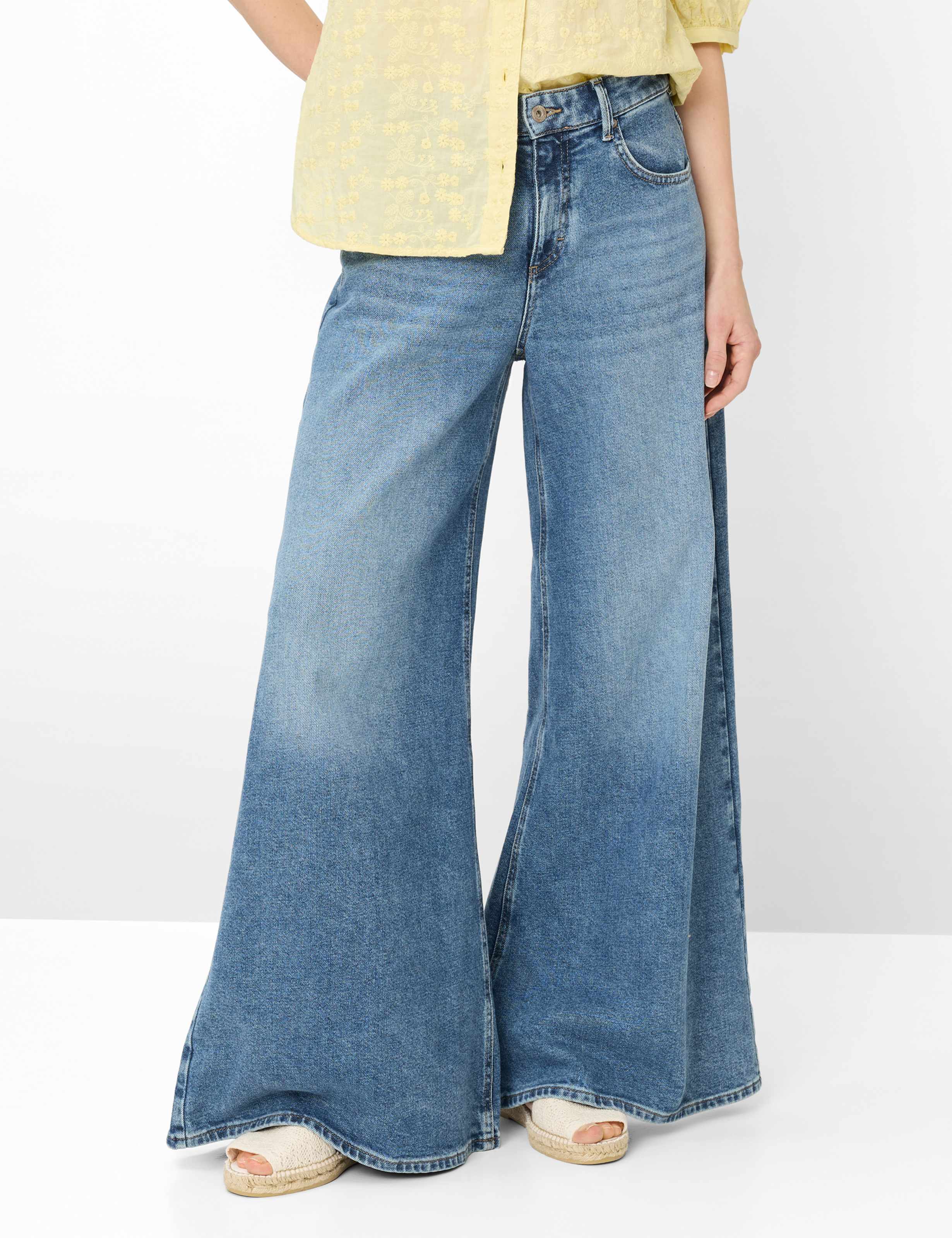 Thumbnail - Brax Damen Five-Pocket-Hose Style MARCH USED REGULAR BLUE, denim blau, Gr. 38L