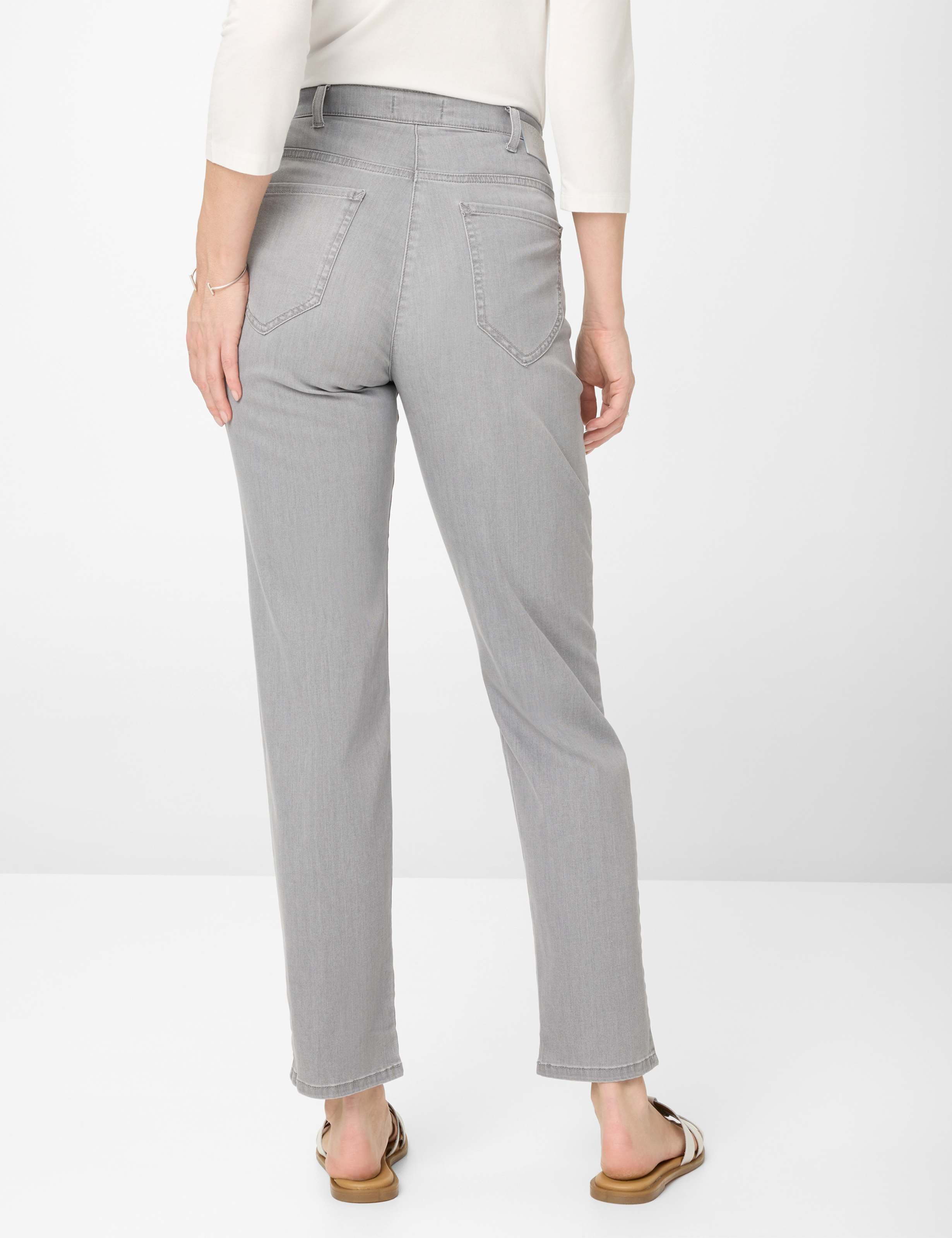 Damen Style CORRY Denim Grau Comfort Plus Fit Model Rueck