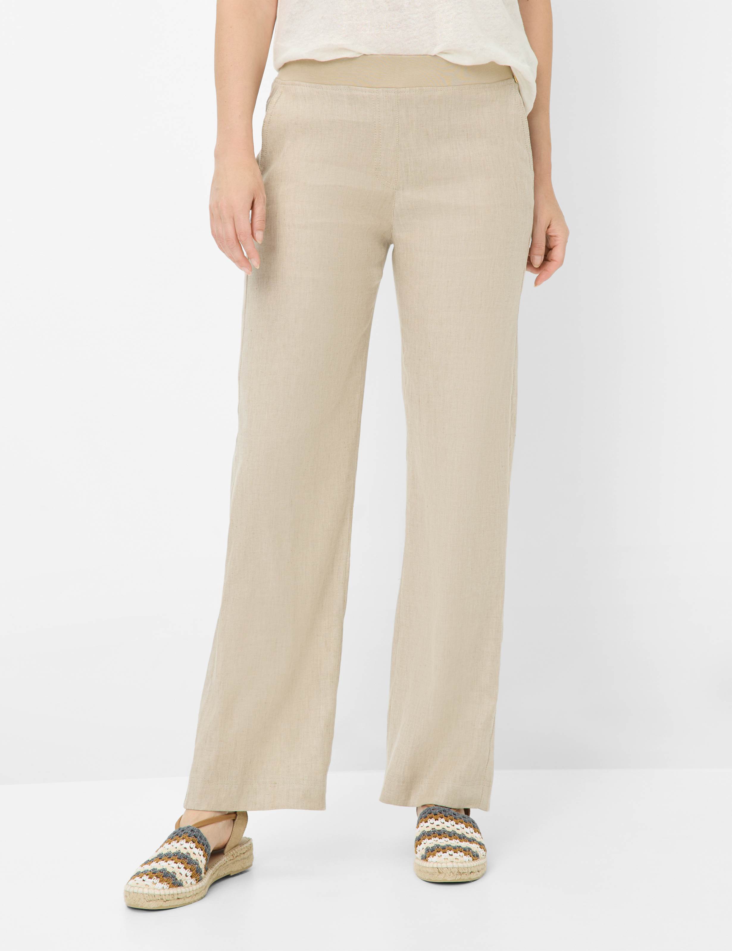 Thumbnail - Raphaela by Brax Damen Marlenehose Style PAM FLARED BEIGE, Beige, Gr. 46K