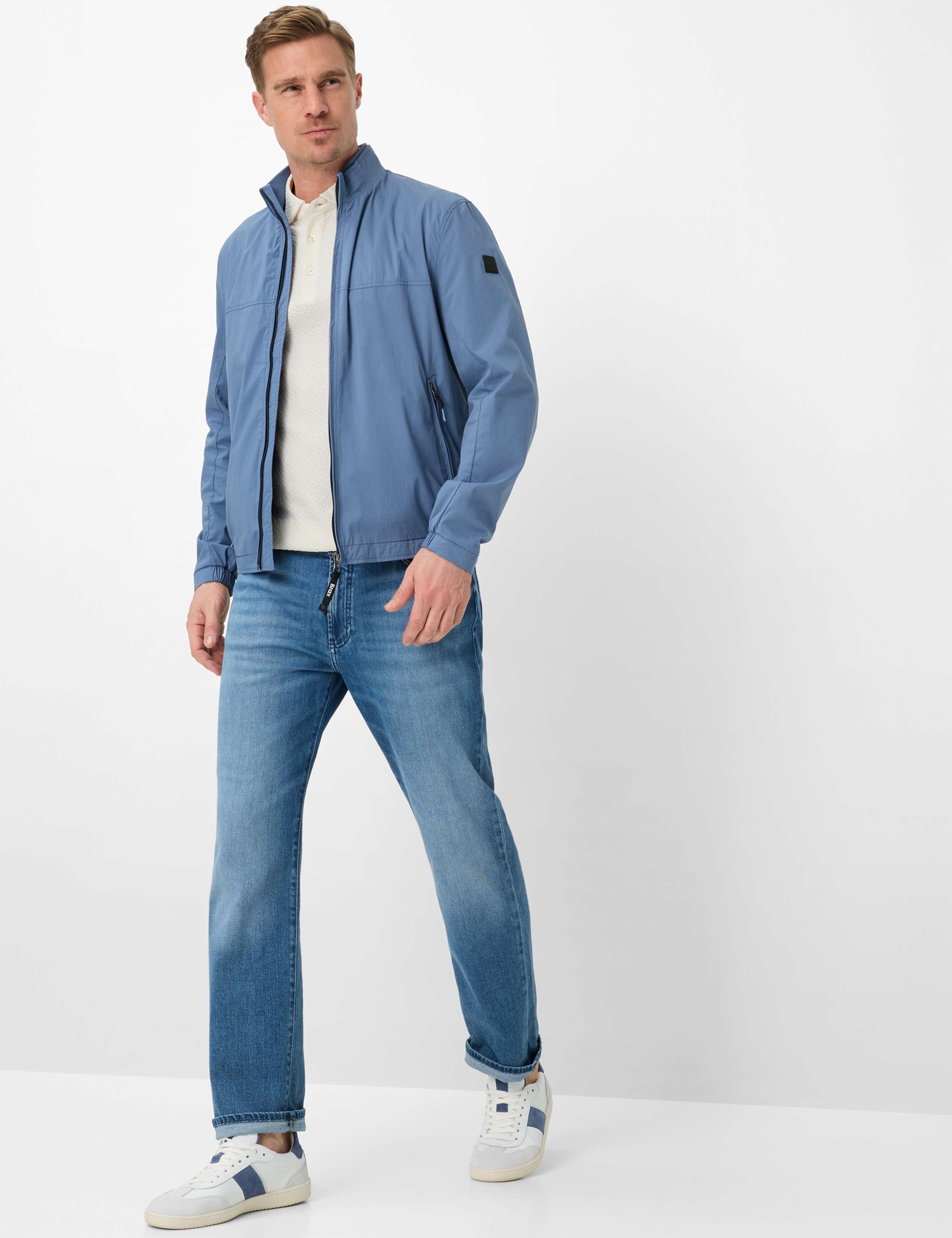 Men Style CALVIN Blue  Model Outfit