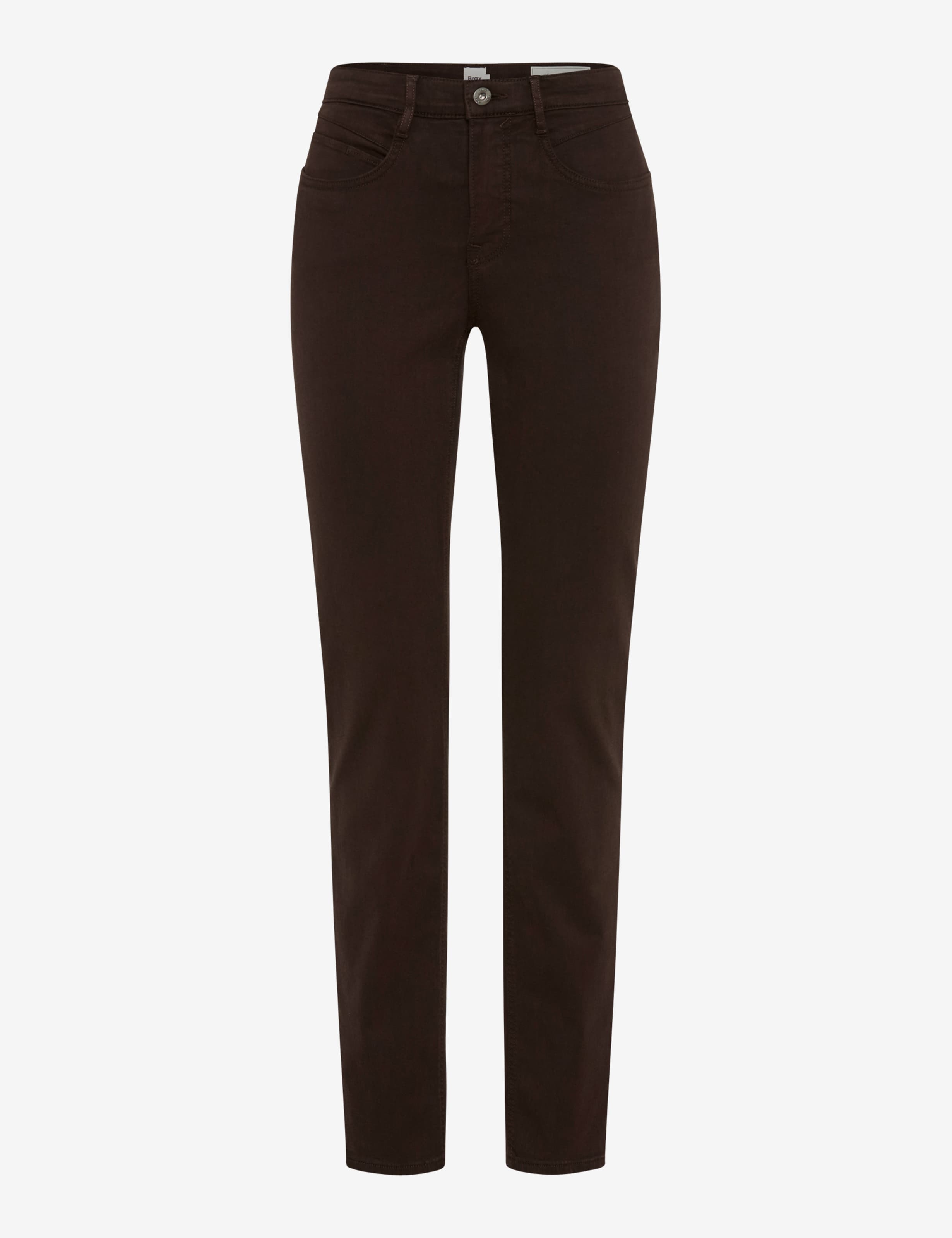 Femme Style MARY Marron Foncé Regular Fit Détourage avant