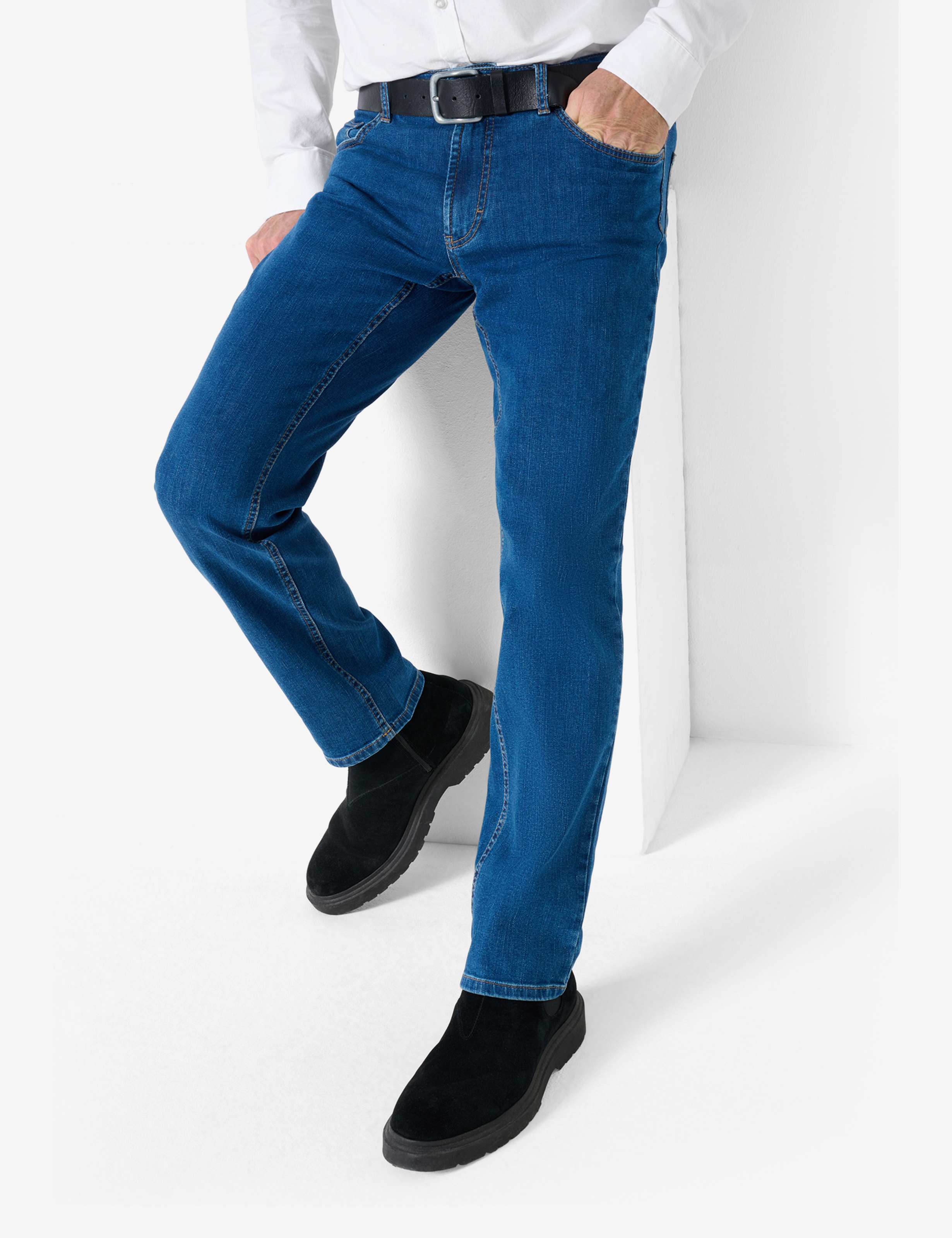 Herren Style CARLOS Blau Regular Fit Detail 1