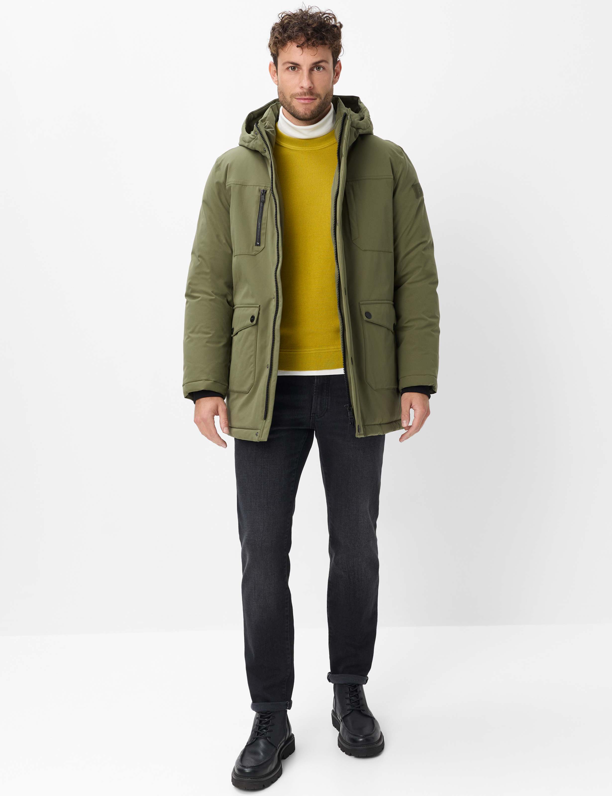 Homme Style GLENN Vert - Olive  Tenue du mannequin