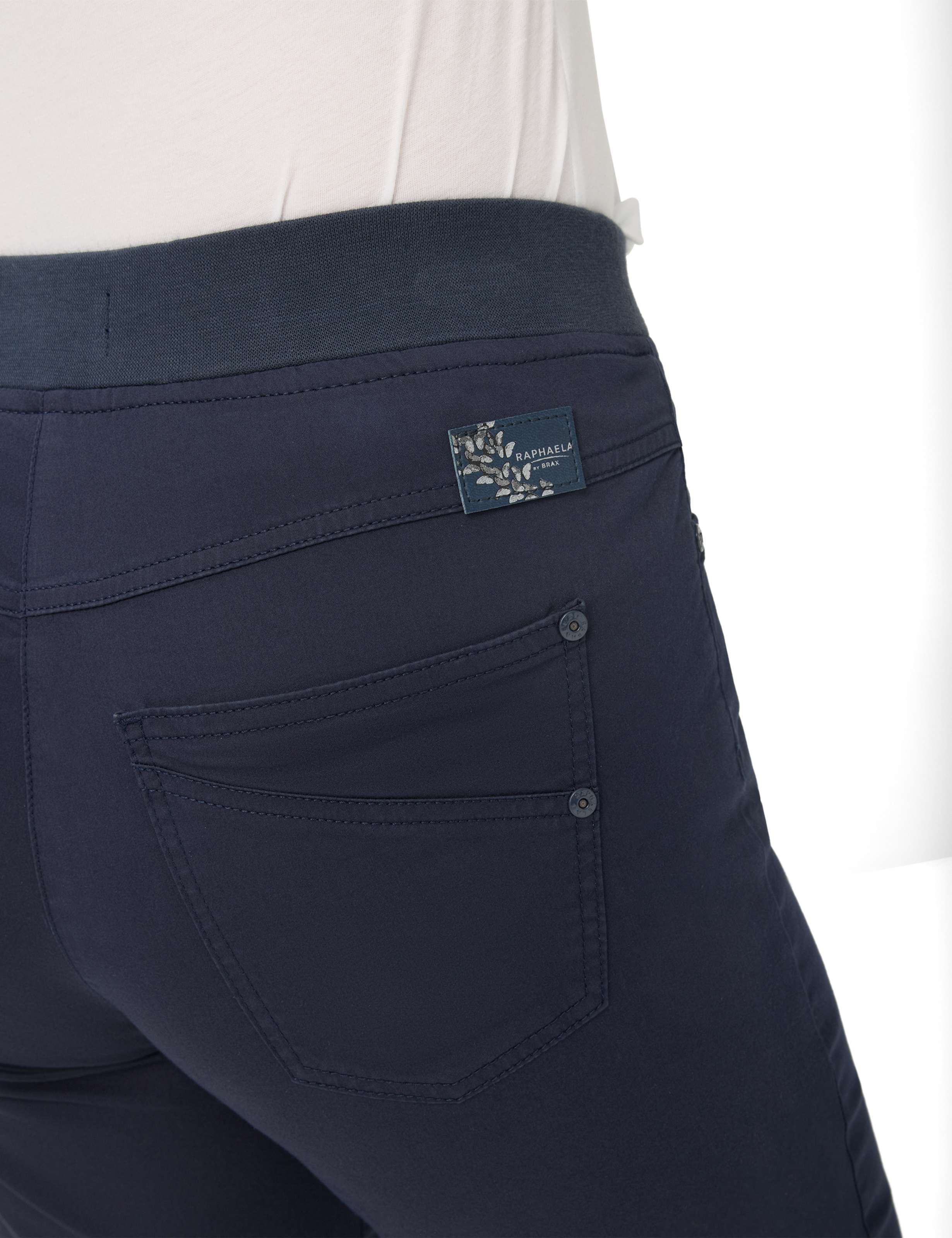 Damen Style PAMINA 6/8 Dunkelblau Slim Fit Detail 2
