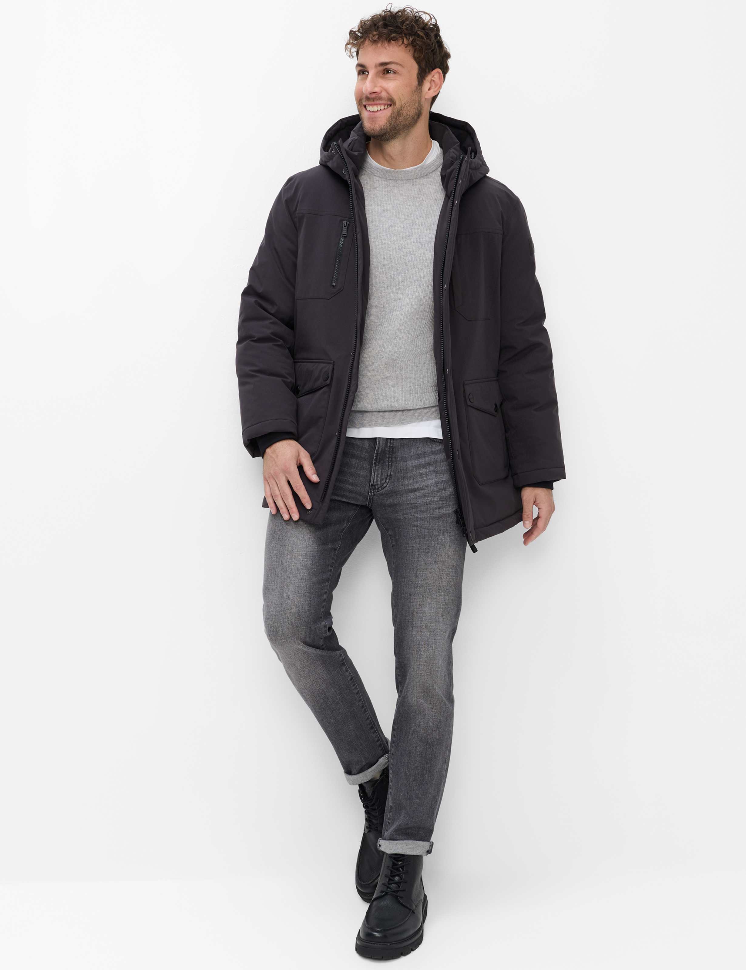 Herren Style GLENN Dunkelgrau  Model Outfit