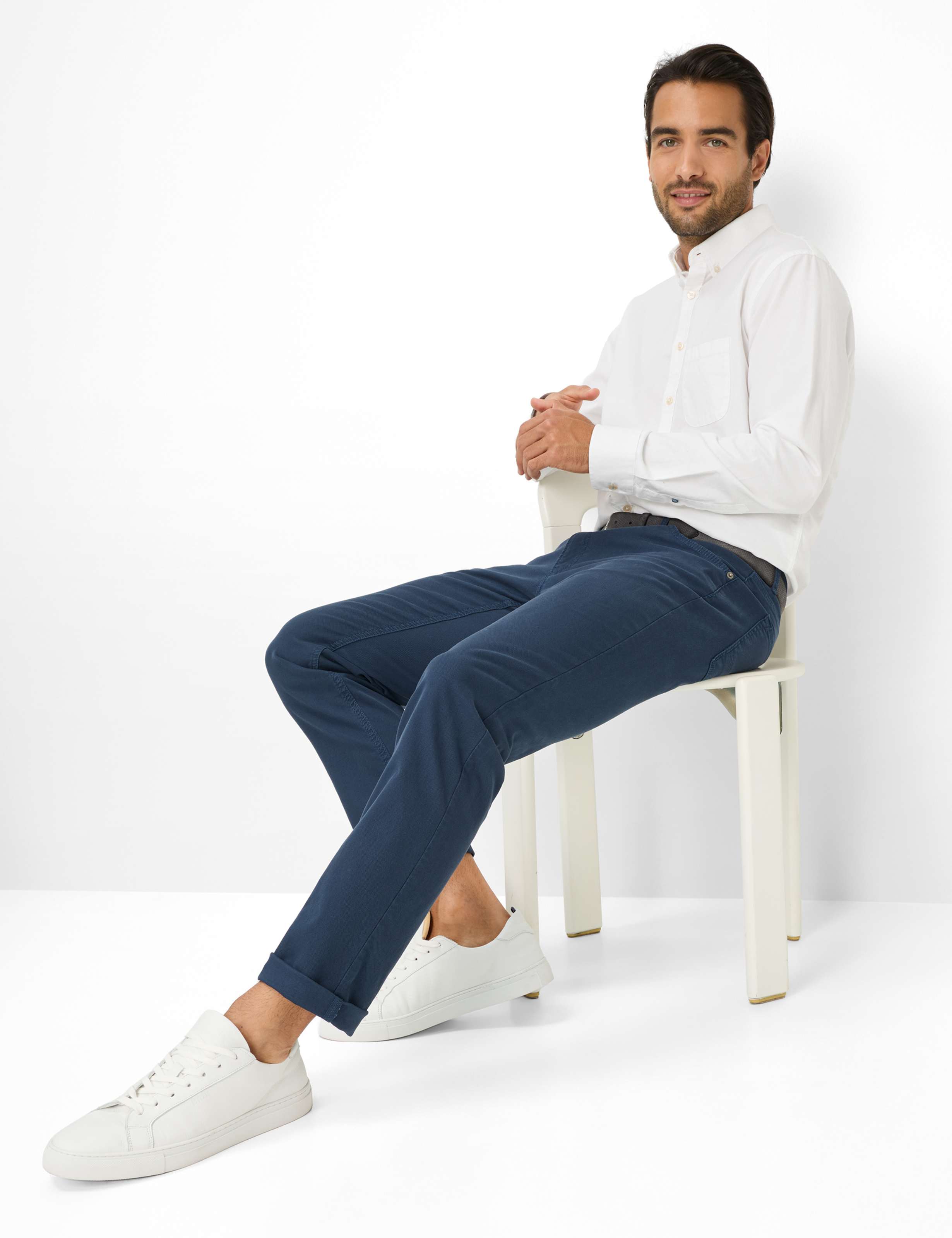 Herre Style CHUCK Blå Modern Fit Detalje 1