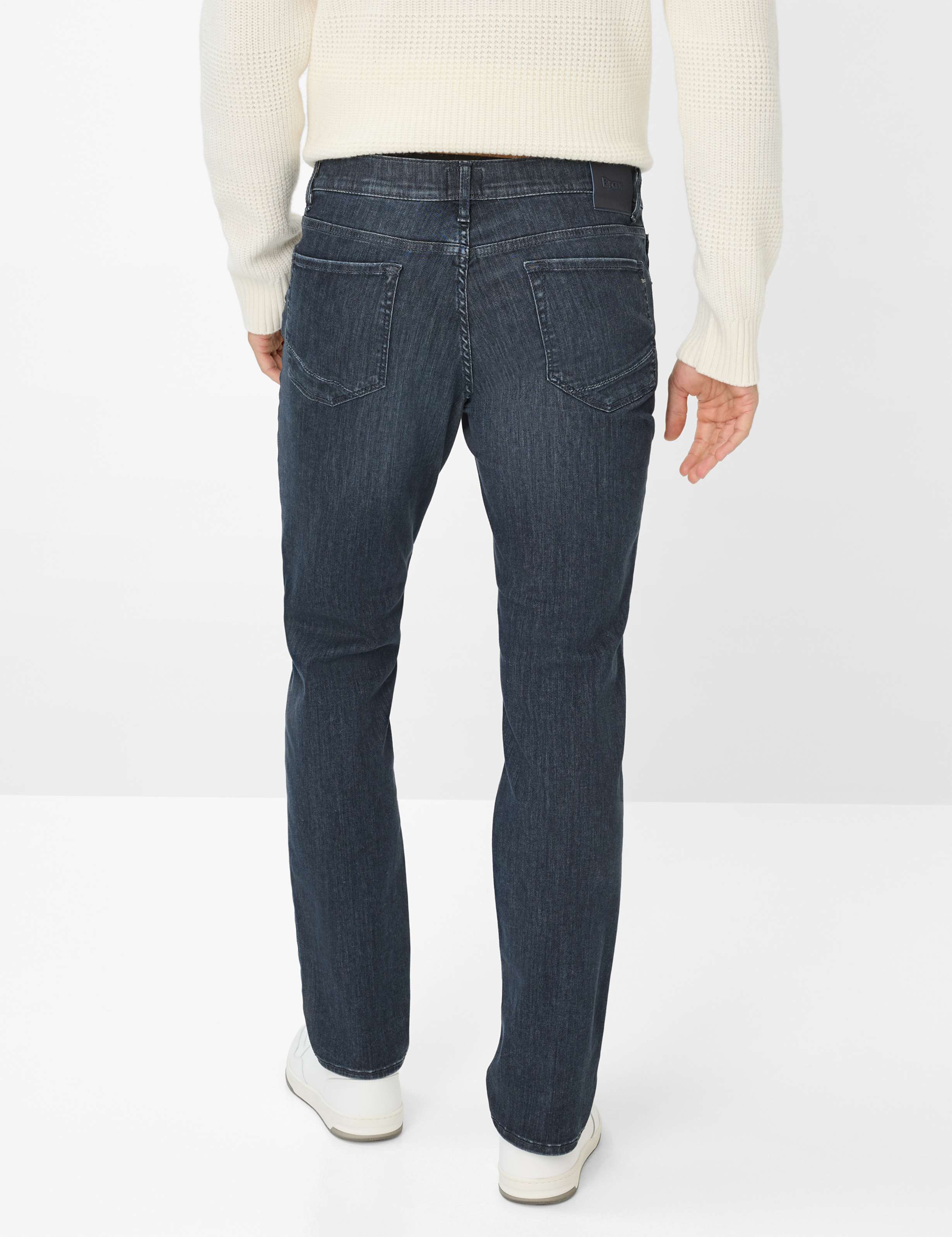 Homme Style CHUCK Denim Bleu Foncé Modern Fit Dos mannequin