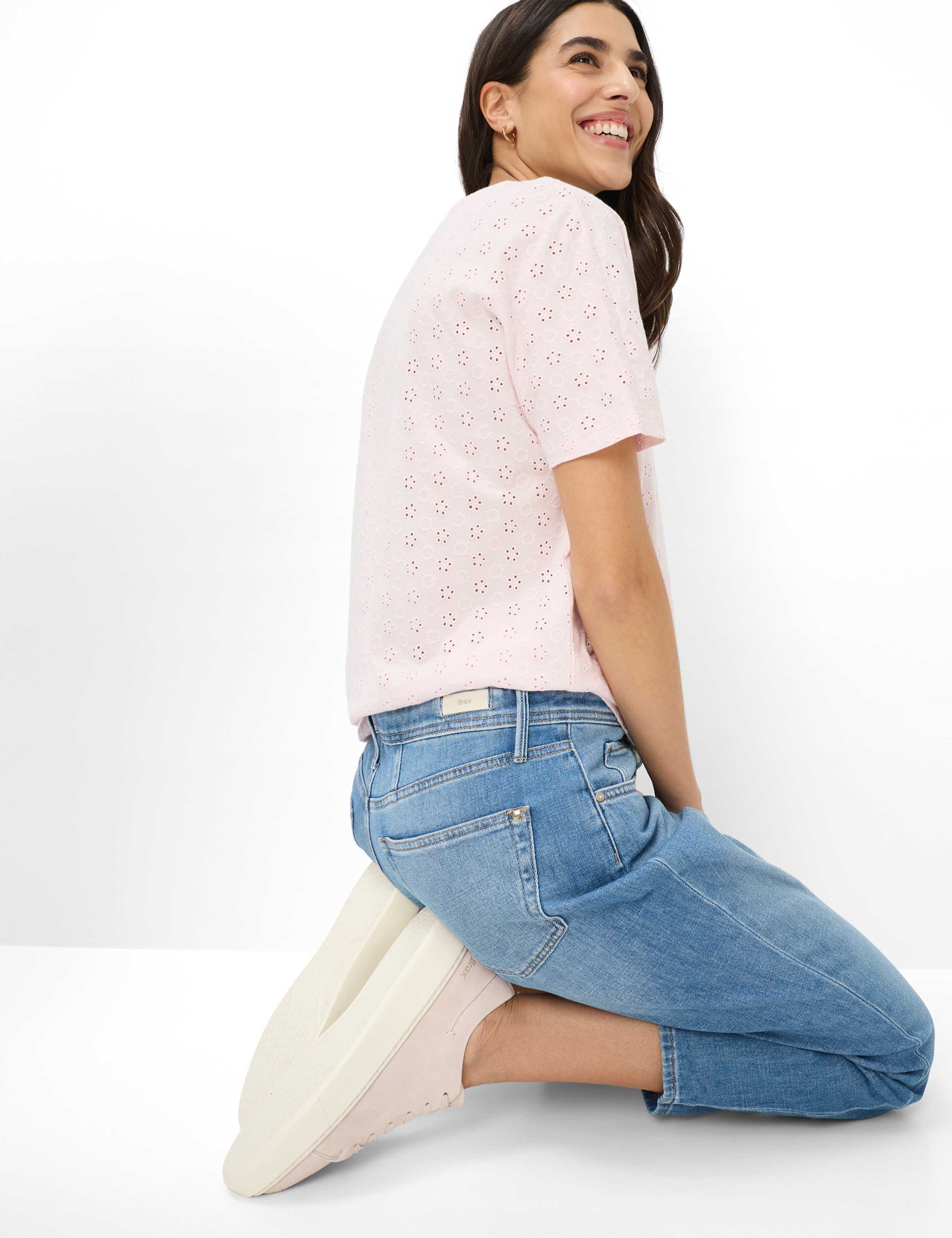 Femme Style MILEY S Bleu Clair Tapered Fit Détail 1