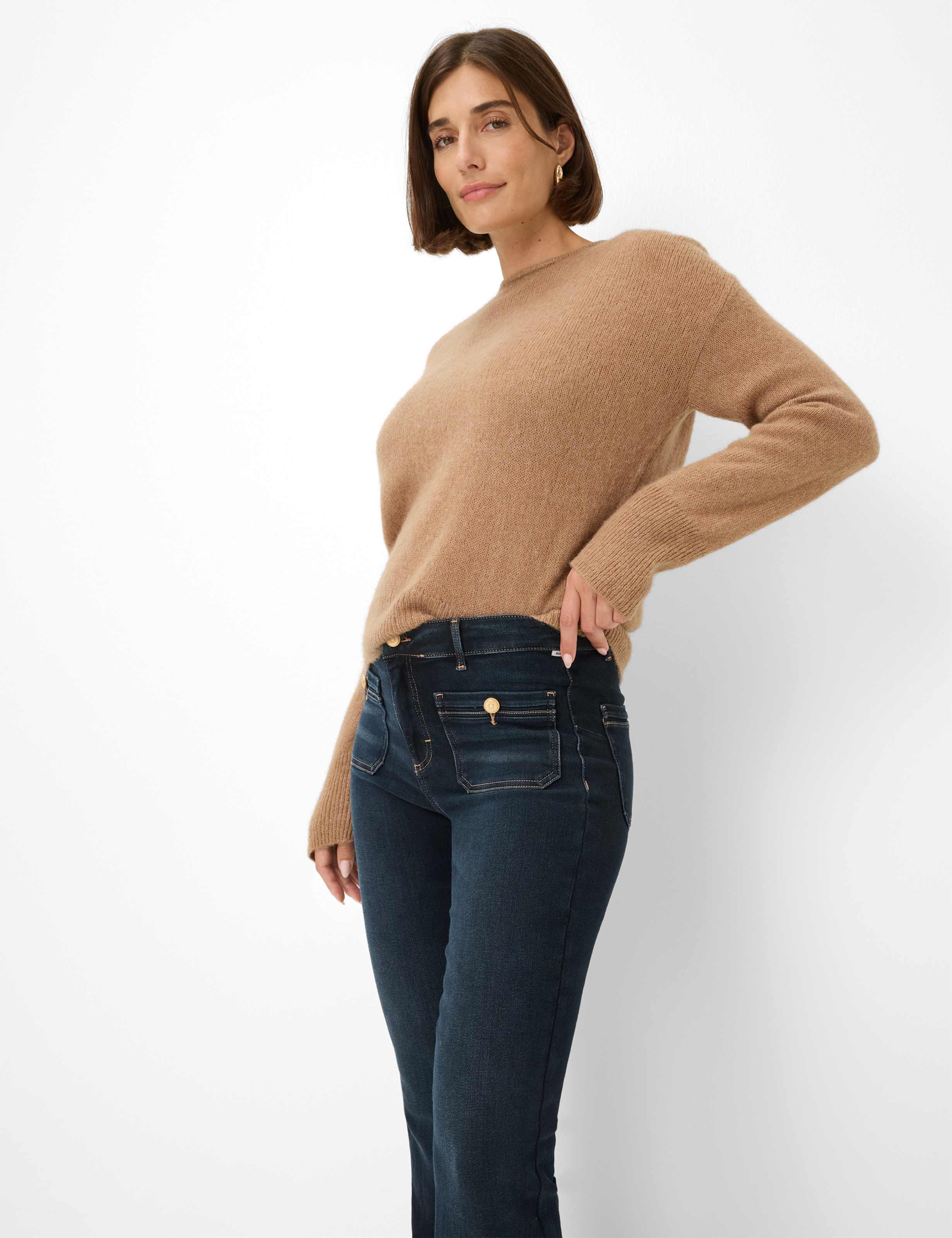 Damen Style ANA Denim Dunkelblau Skinny Fit Detail 1