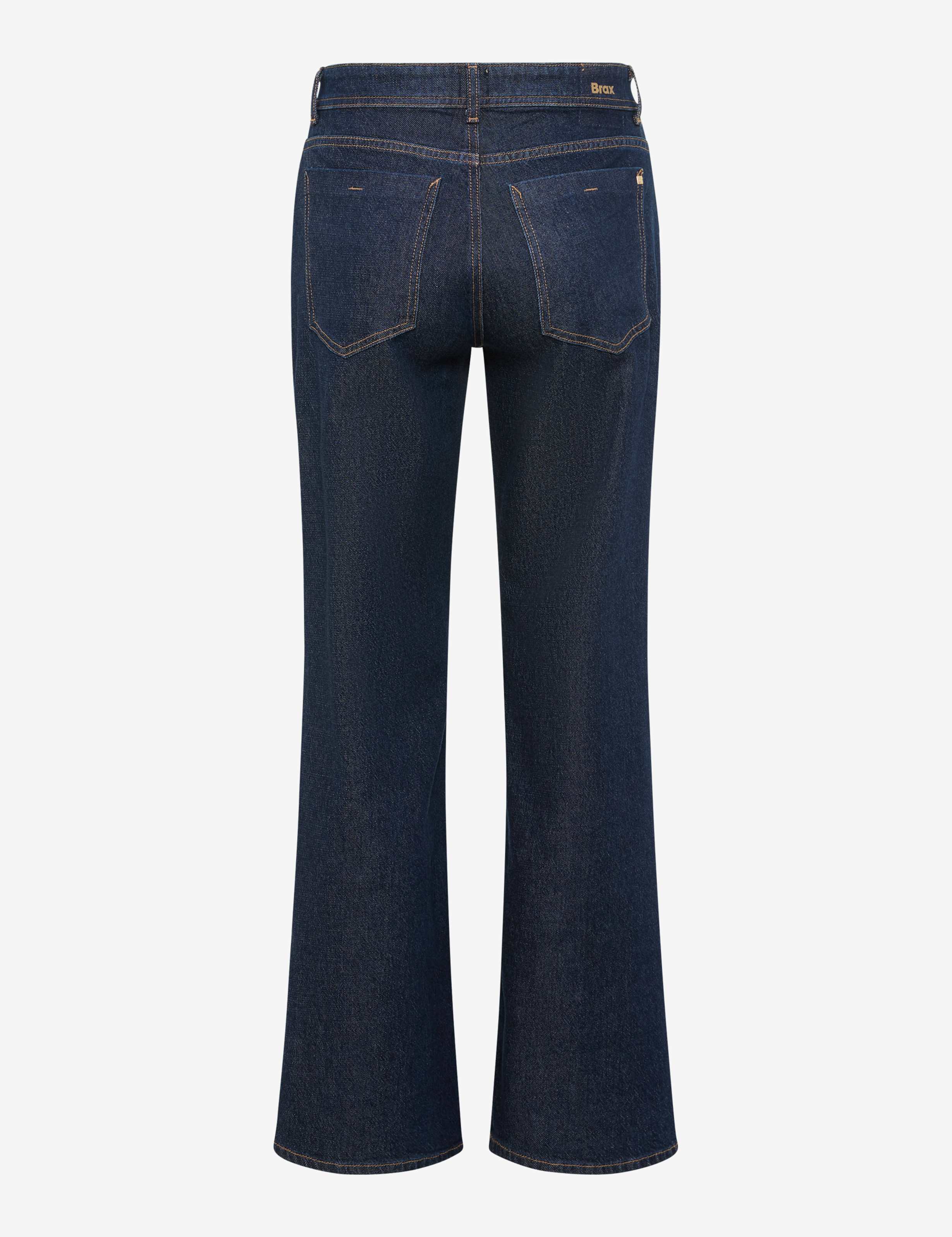 Women Style MORGAN Denim Dark Blue Wide Leg Stand-alone rear view