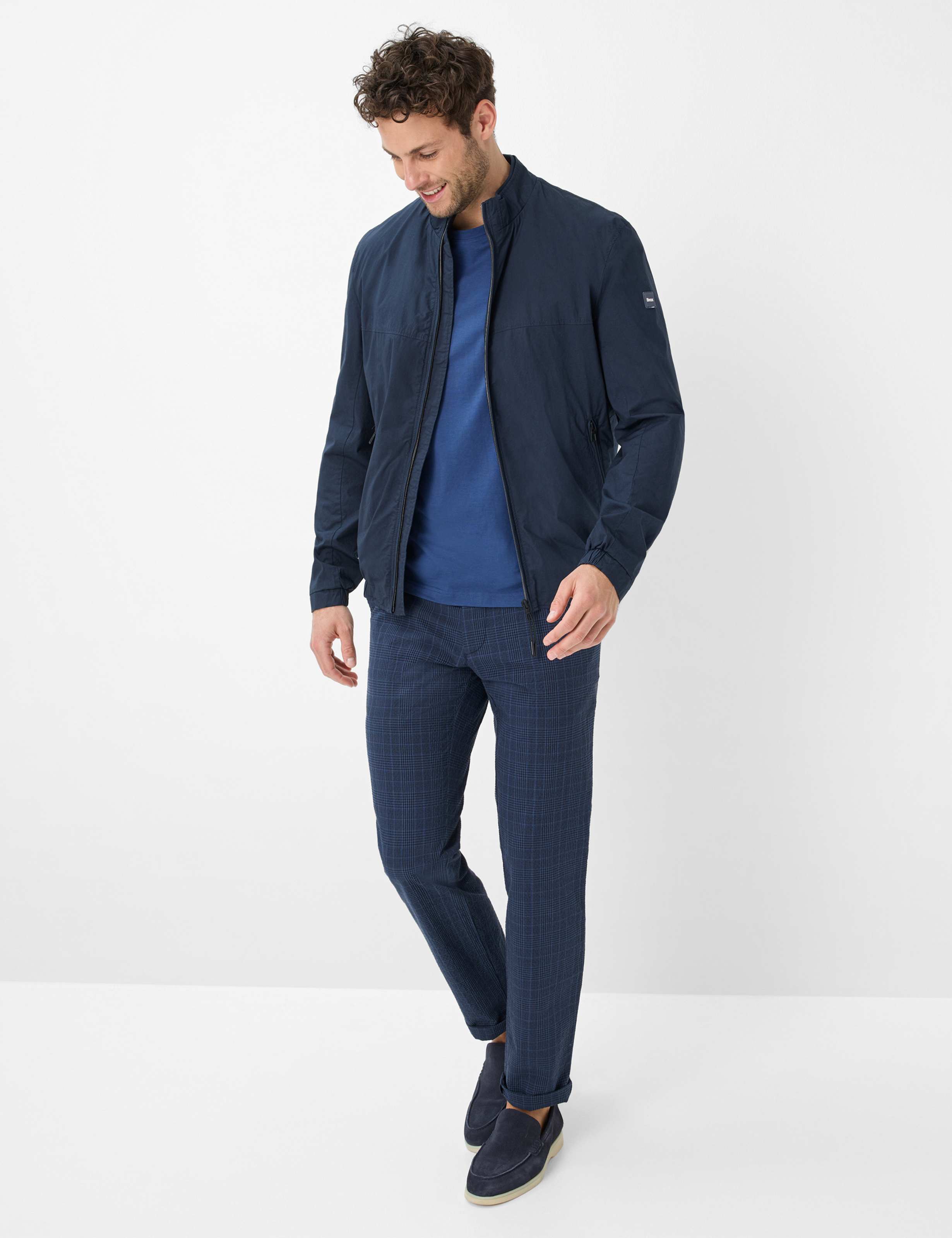 Herren Style THILO Blau Regular Fit Model Outfit
