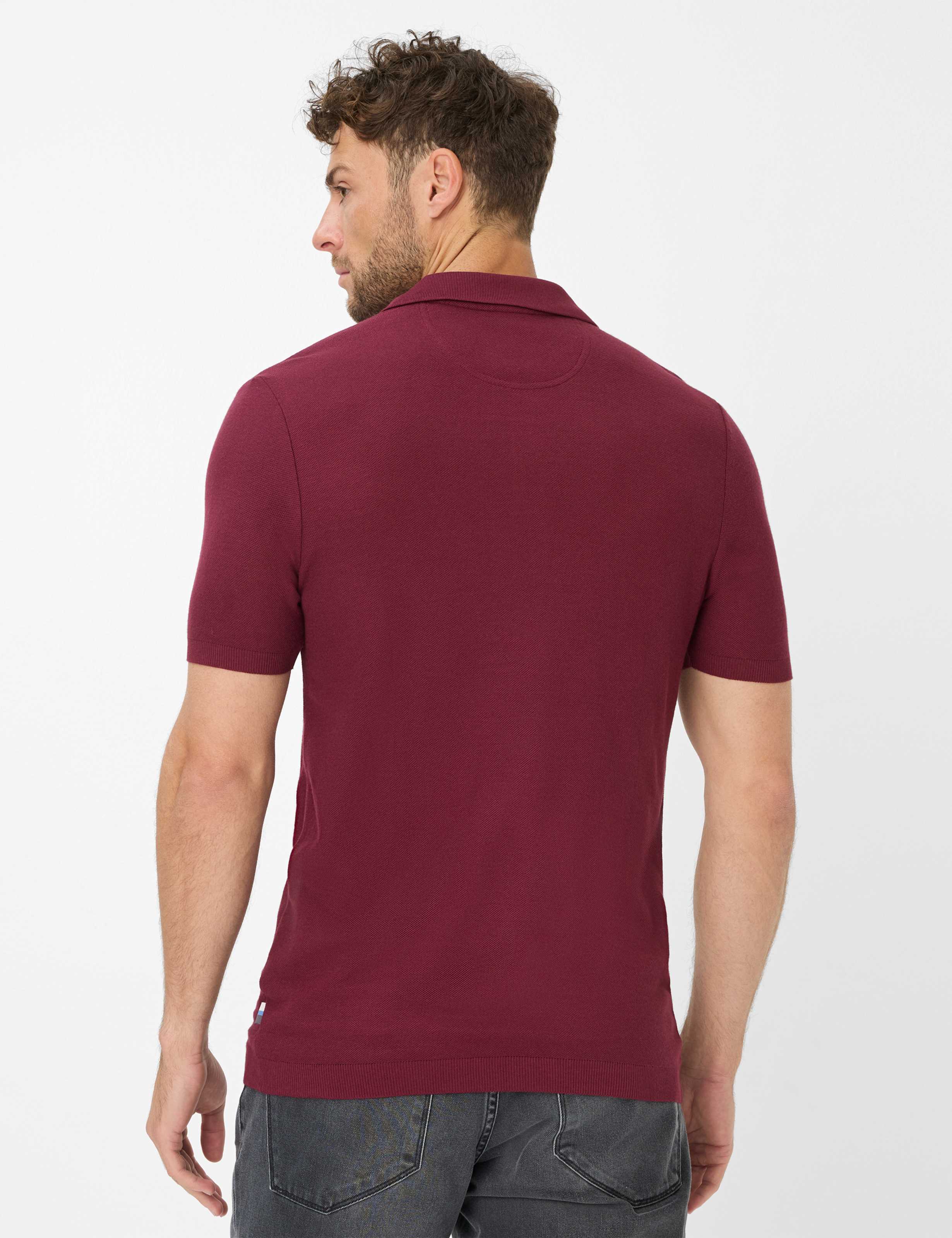 Herren Style PARVIS Dunkelrot  Model Rueck
