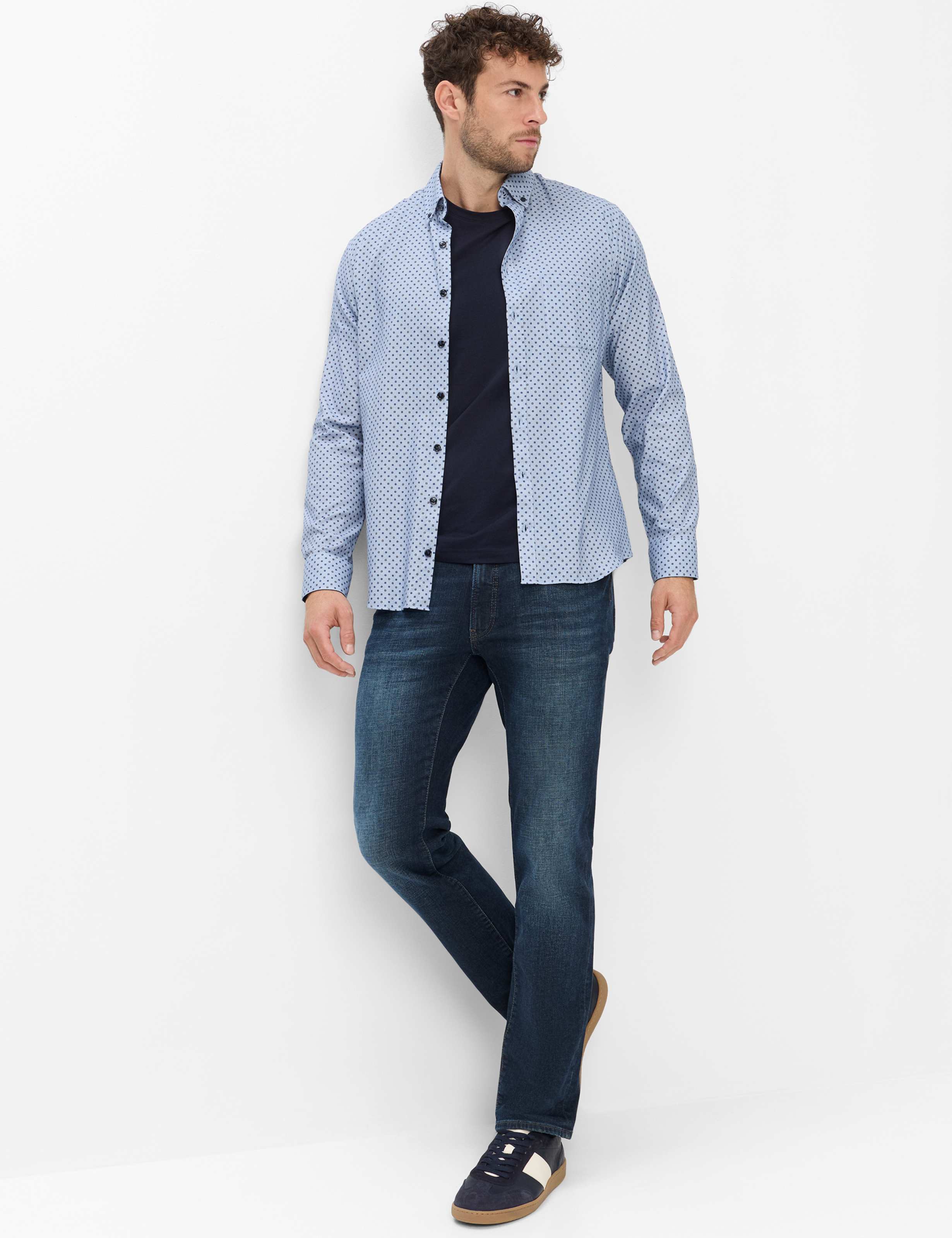 Homme Style DANIEL Bleu Clair  Tenue du mannequin
