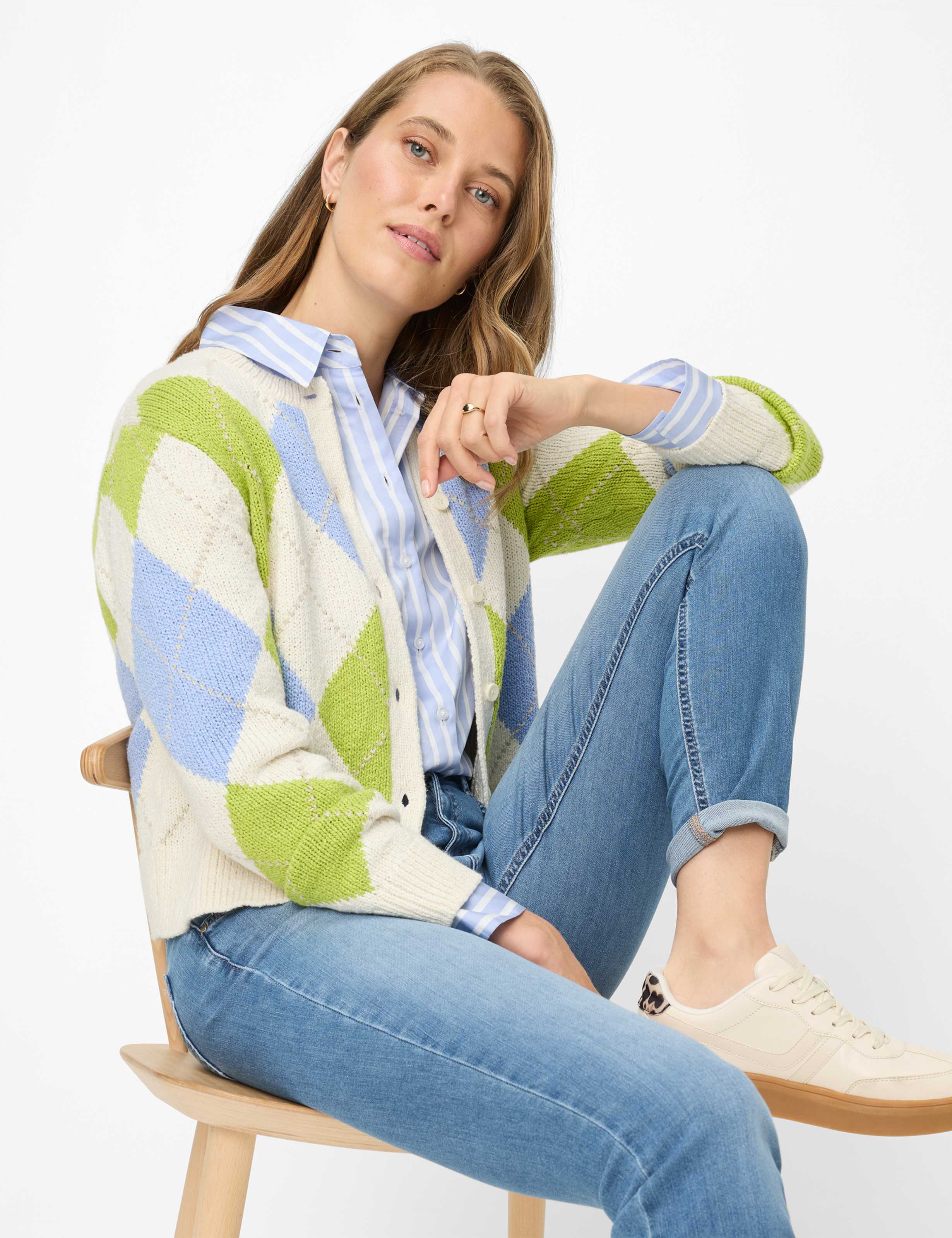 Damen Style SHAKIRA Denim Hellblau Slim Fit Detail 1