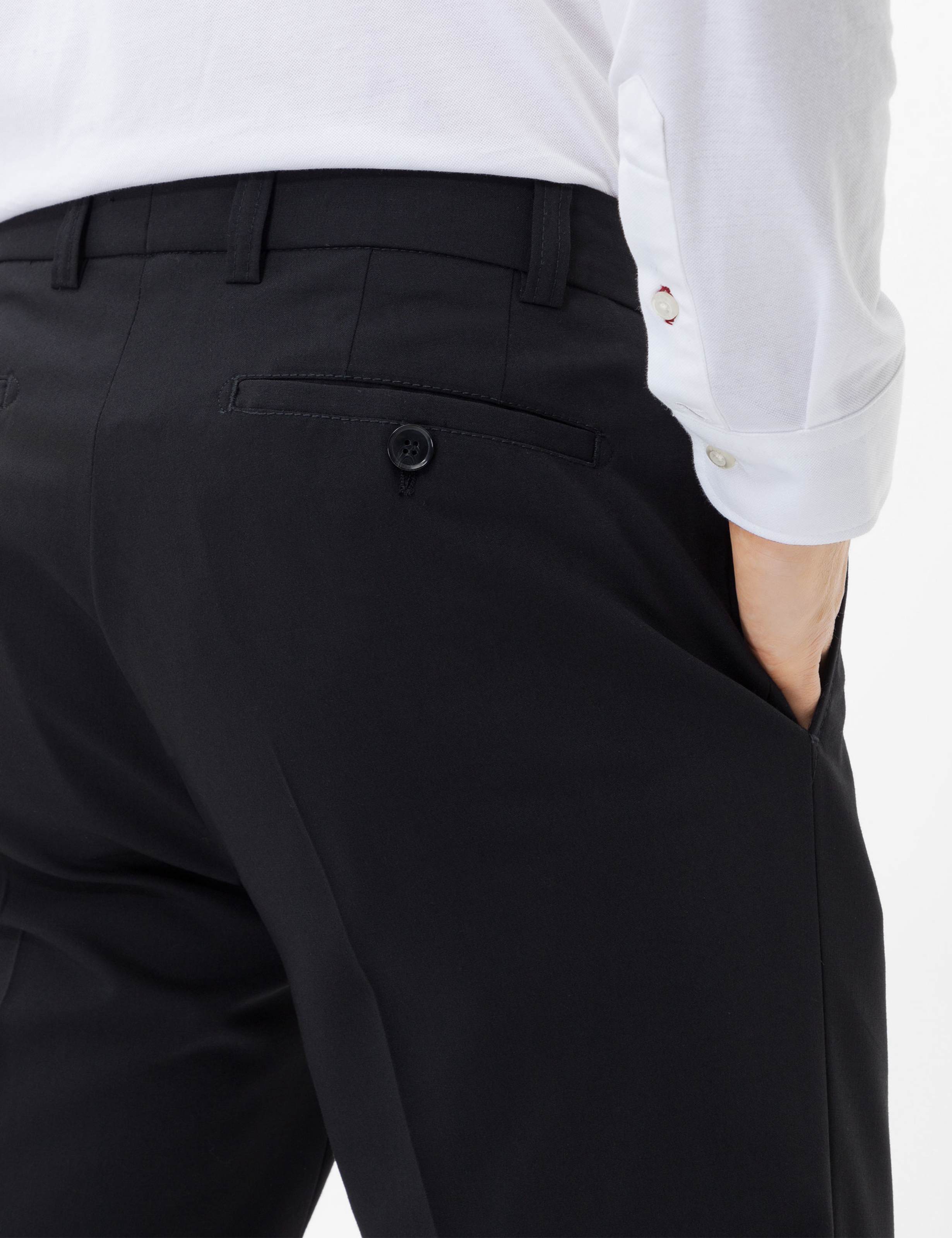 Herren Style JAN Schwarz Regular Fit Detail 1