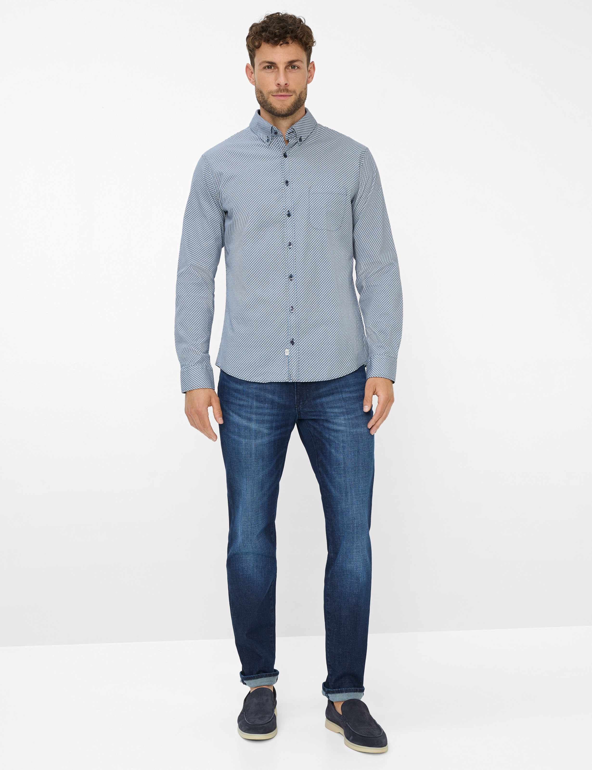 Herren Style DANIEL Blau  Model Outfit