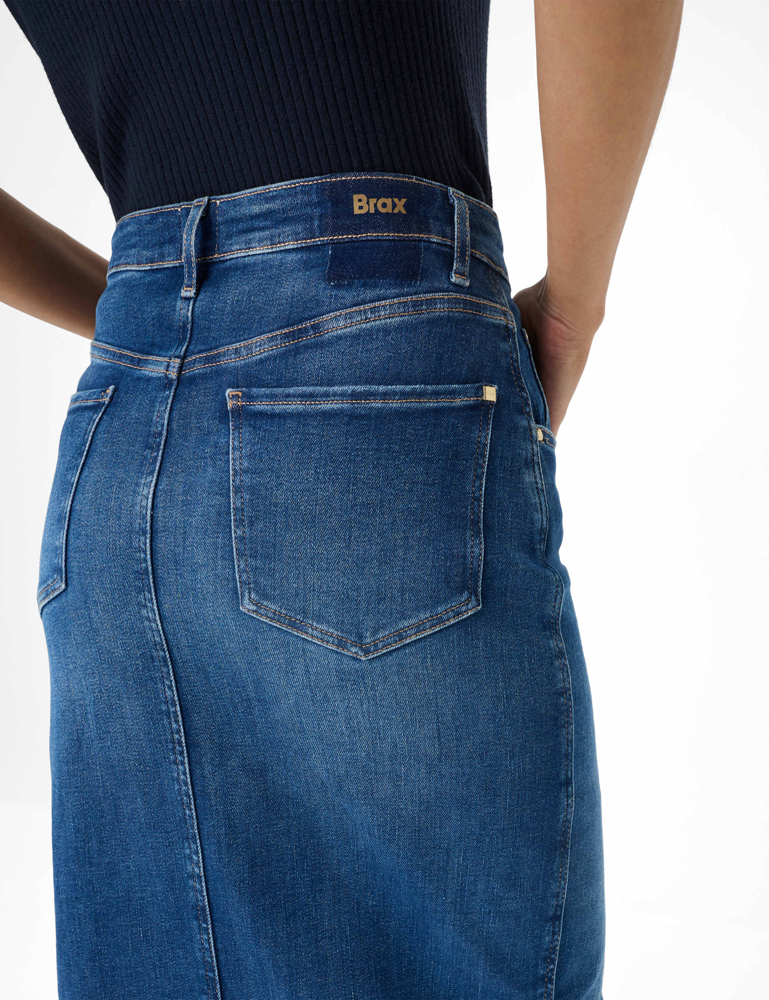 Dames Style KACIE Denim Blauw Slim Fit Detail 2