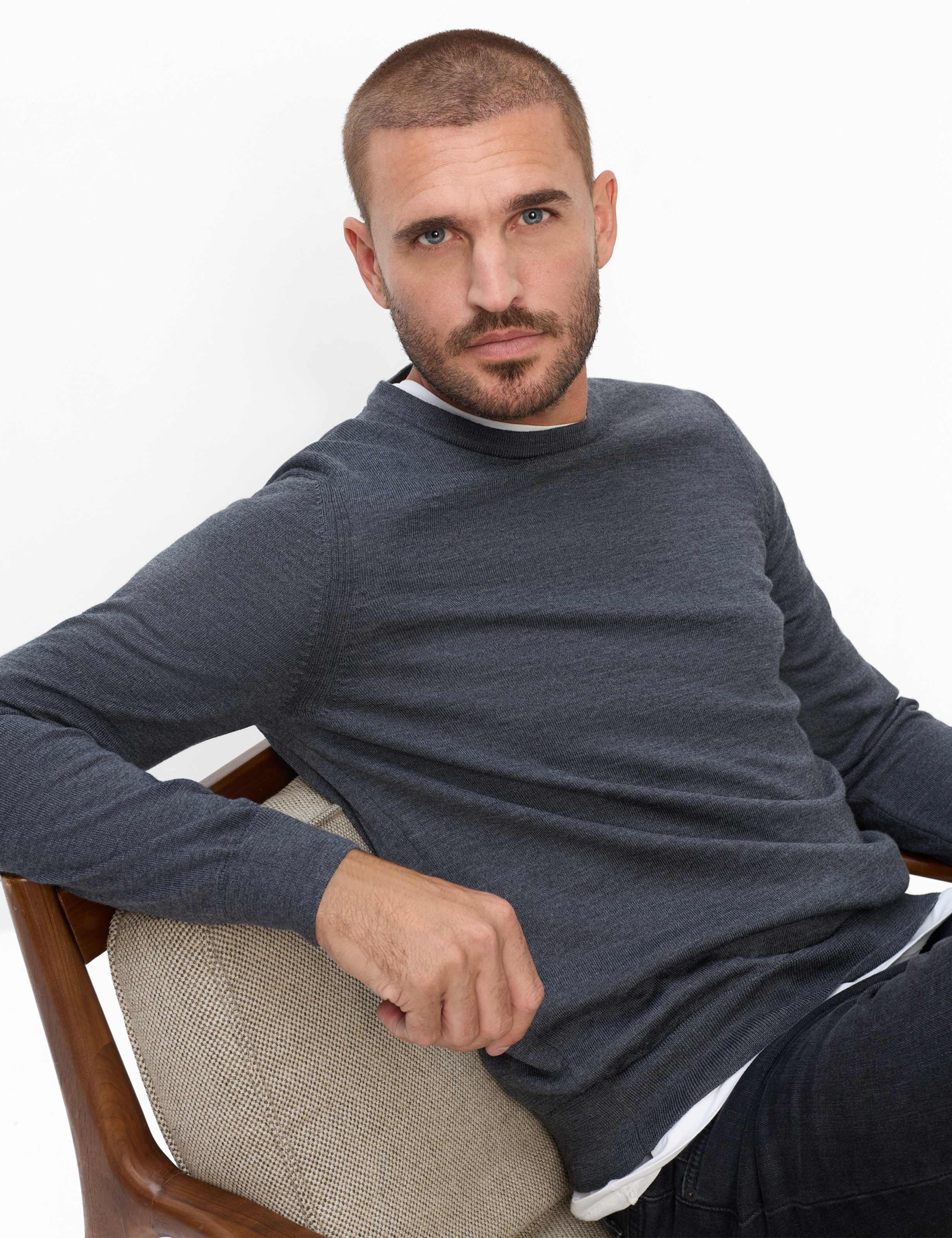 Herren Style RICK Dunkelgrau  Detail 1