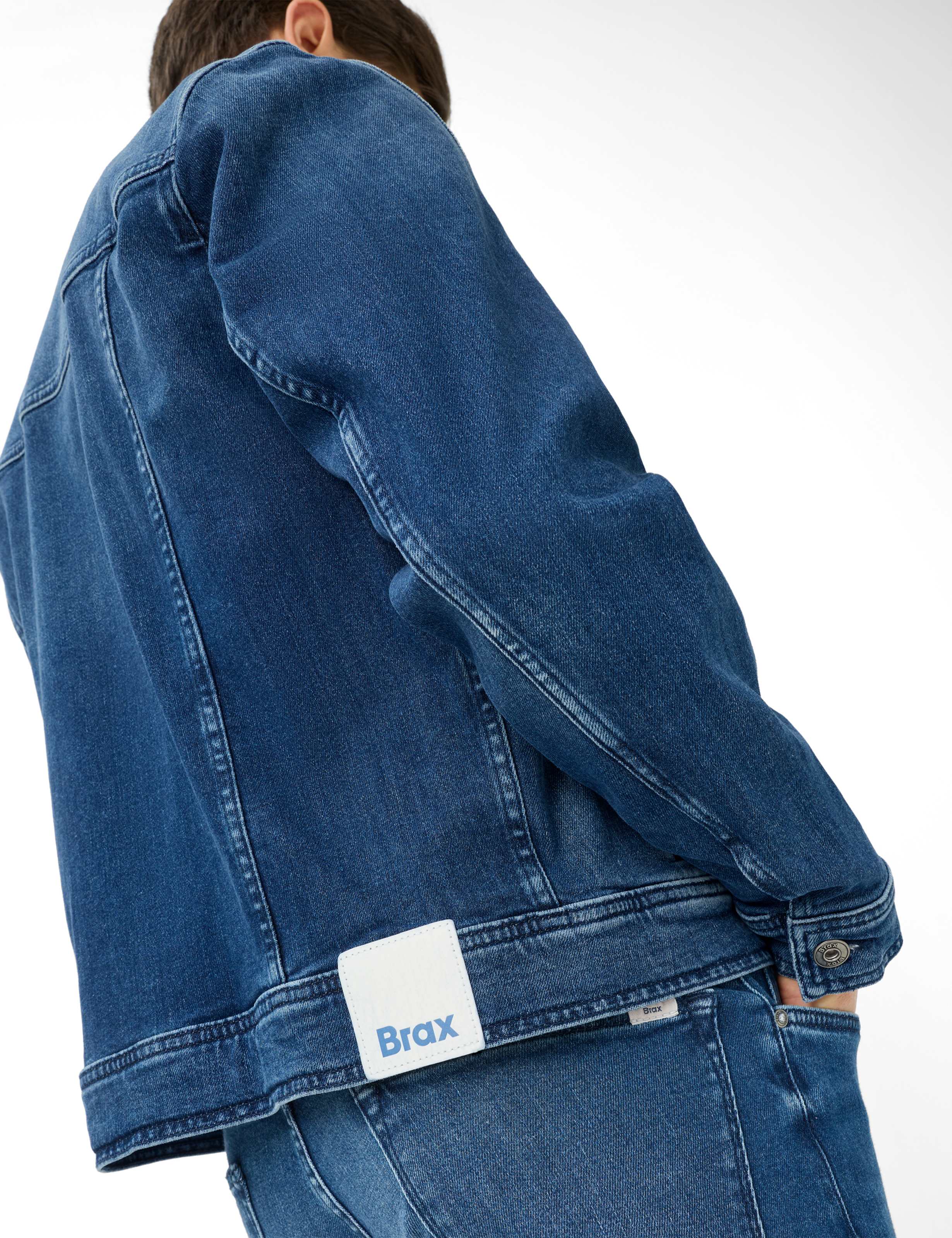 Heren Style DAVE Denim Blauw  Detail 2