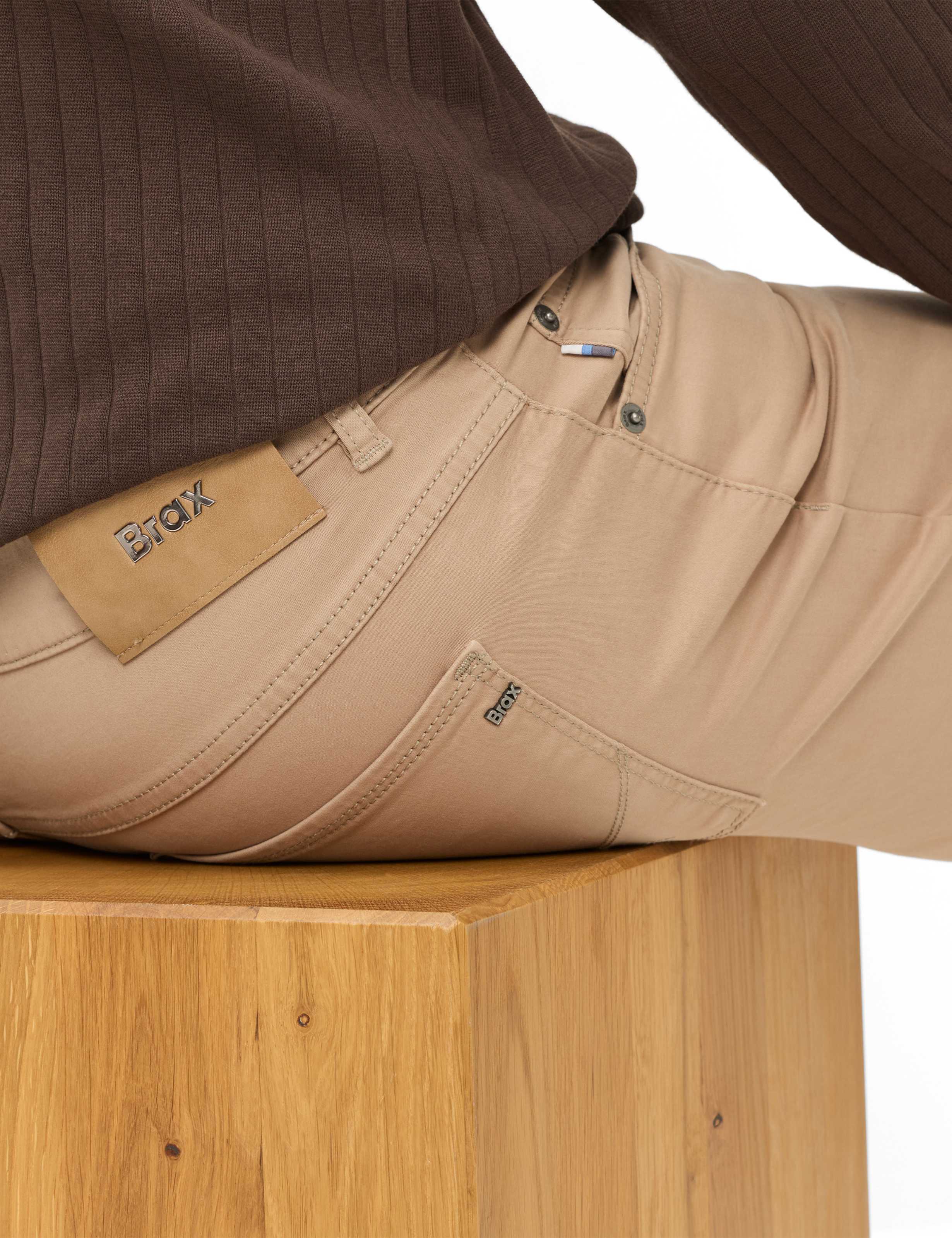 Homme Style COOPER Beige Regular Fit Détail 1