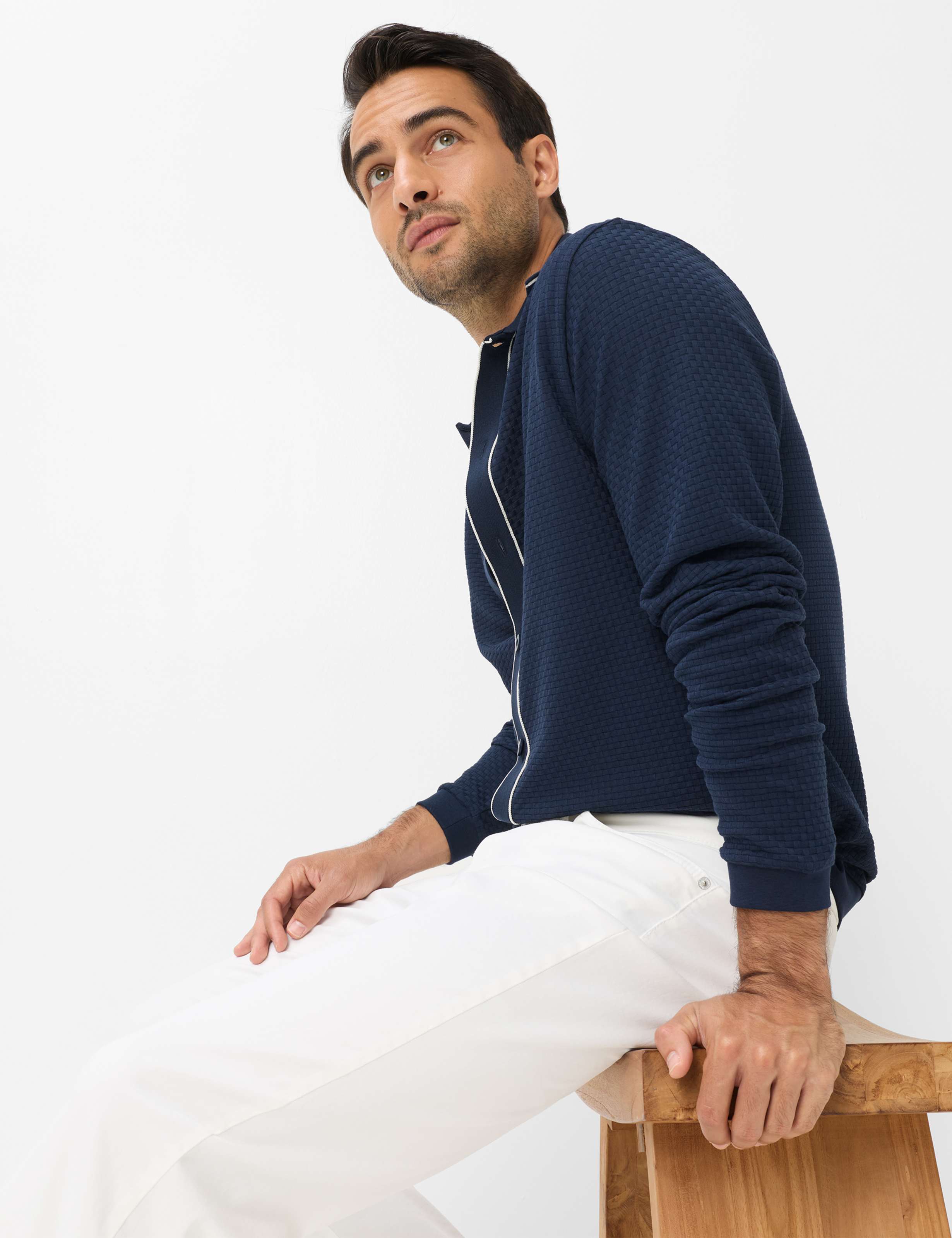 Homme Style COOPER Blanc Regular Fit Détail 1