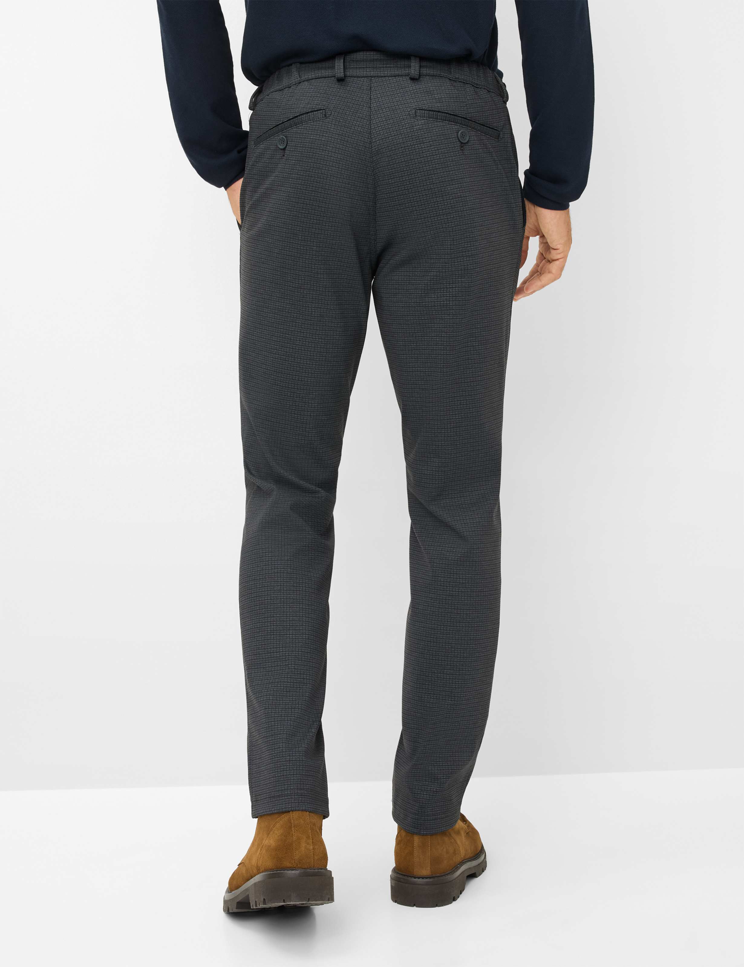 Thumbnail - Eurex by Brax Herren Flatfronthose Style THILO ANTHRACITE Dunkelgrau Anthrazit, dunkelgrau - anthrazit, Gr. 26