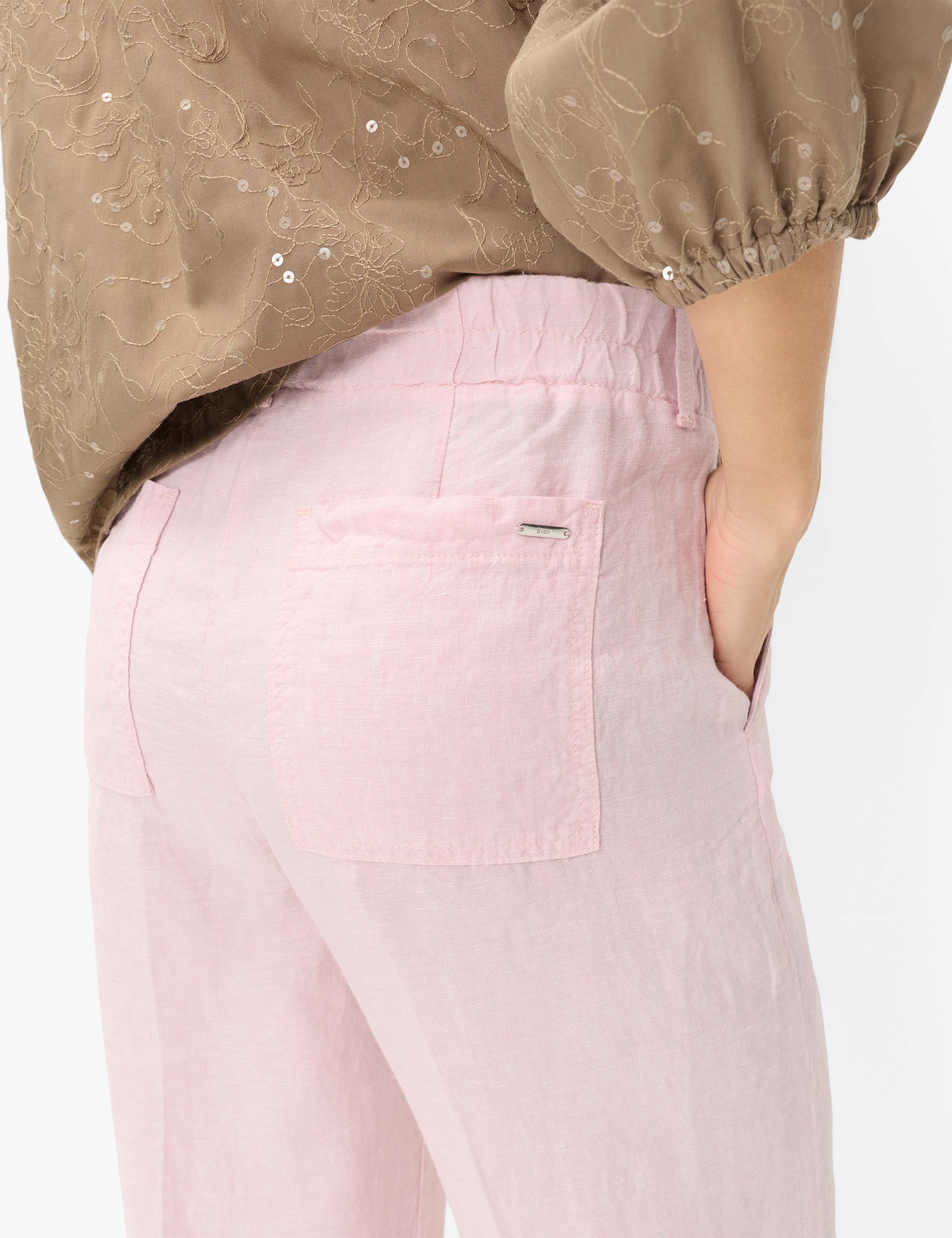 Femme Style MAINE S Rose Wide Leg Détail 2