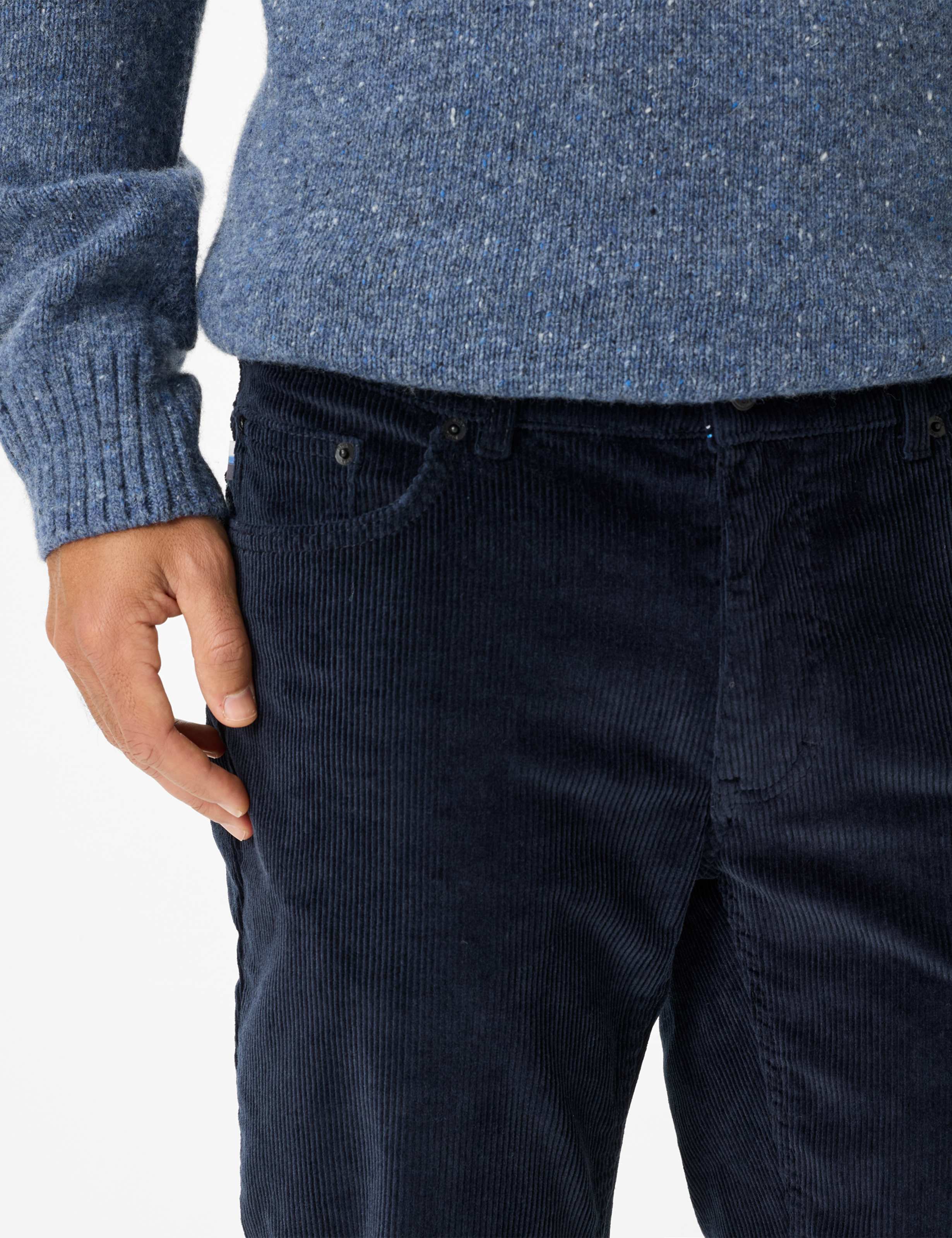 Homme Style COOPER Bleu Foncé Regular Fit Détail 2