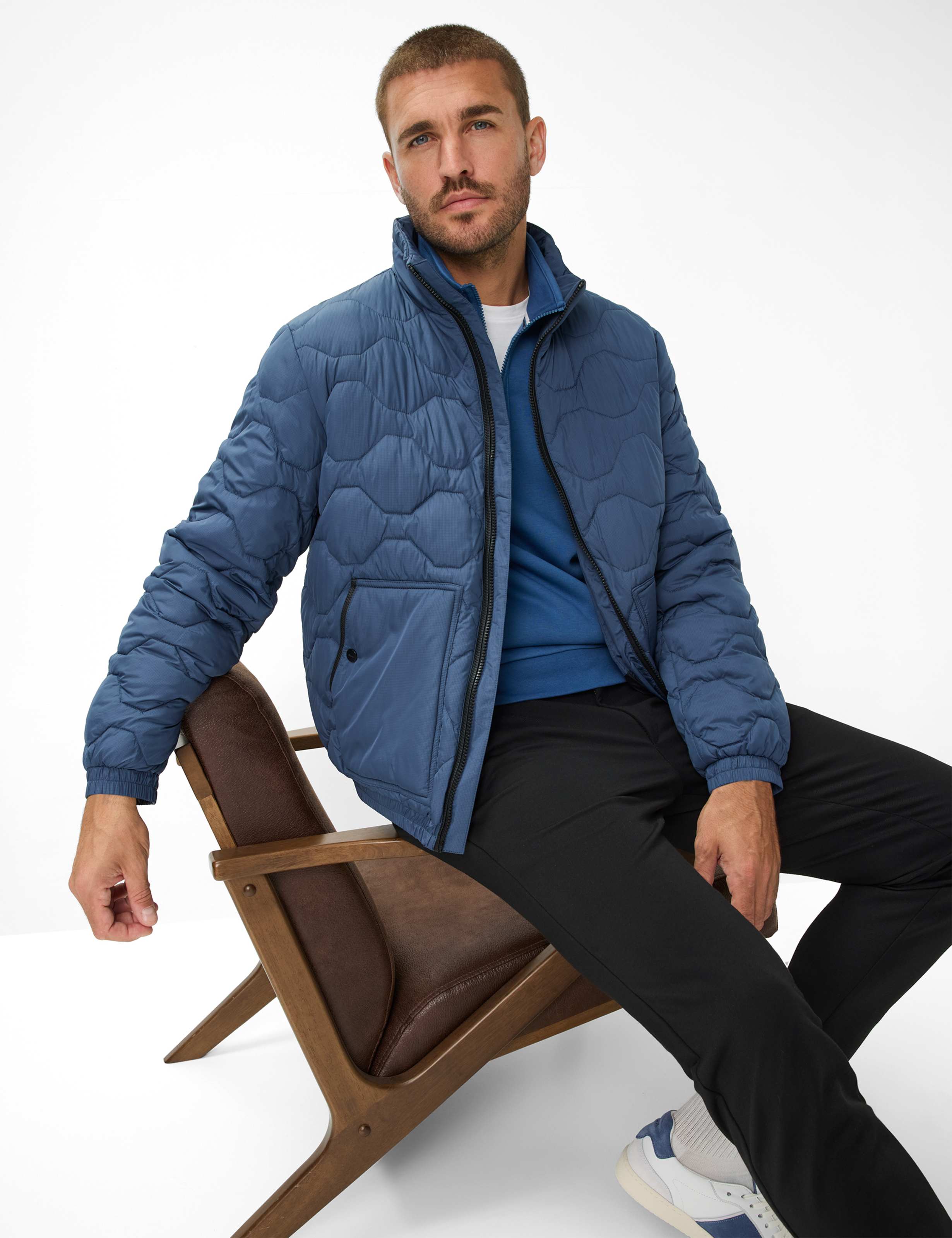 Men Style COMO Blue  Detail 1