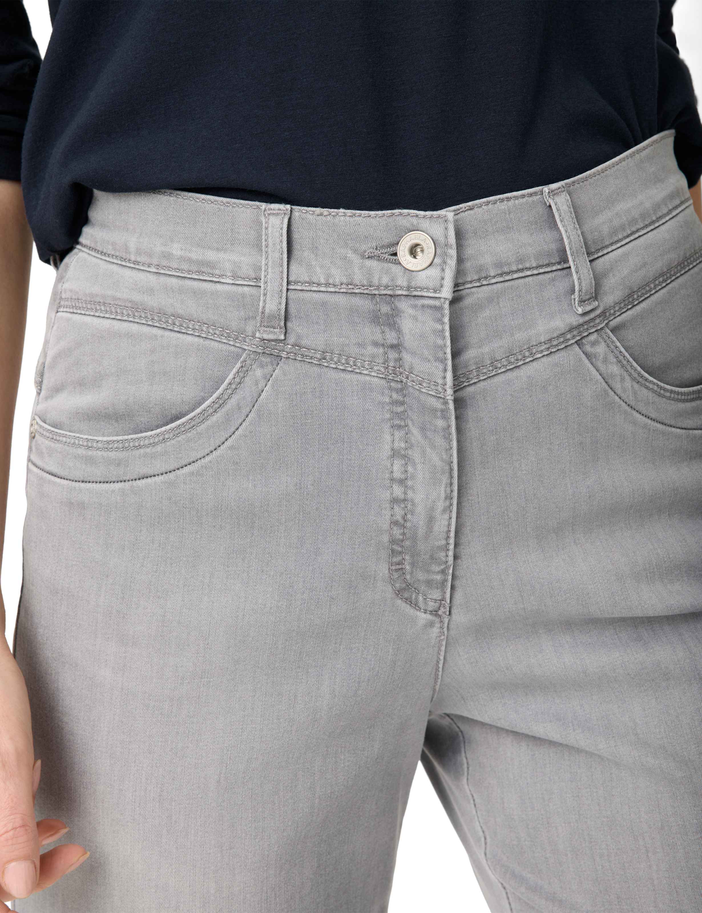 Femme Style CAREN NEW Denim Gris Moyen Comfort Plus Fit Détail 2