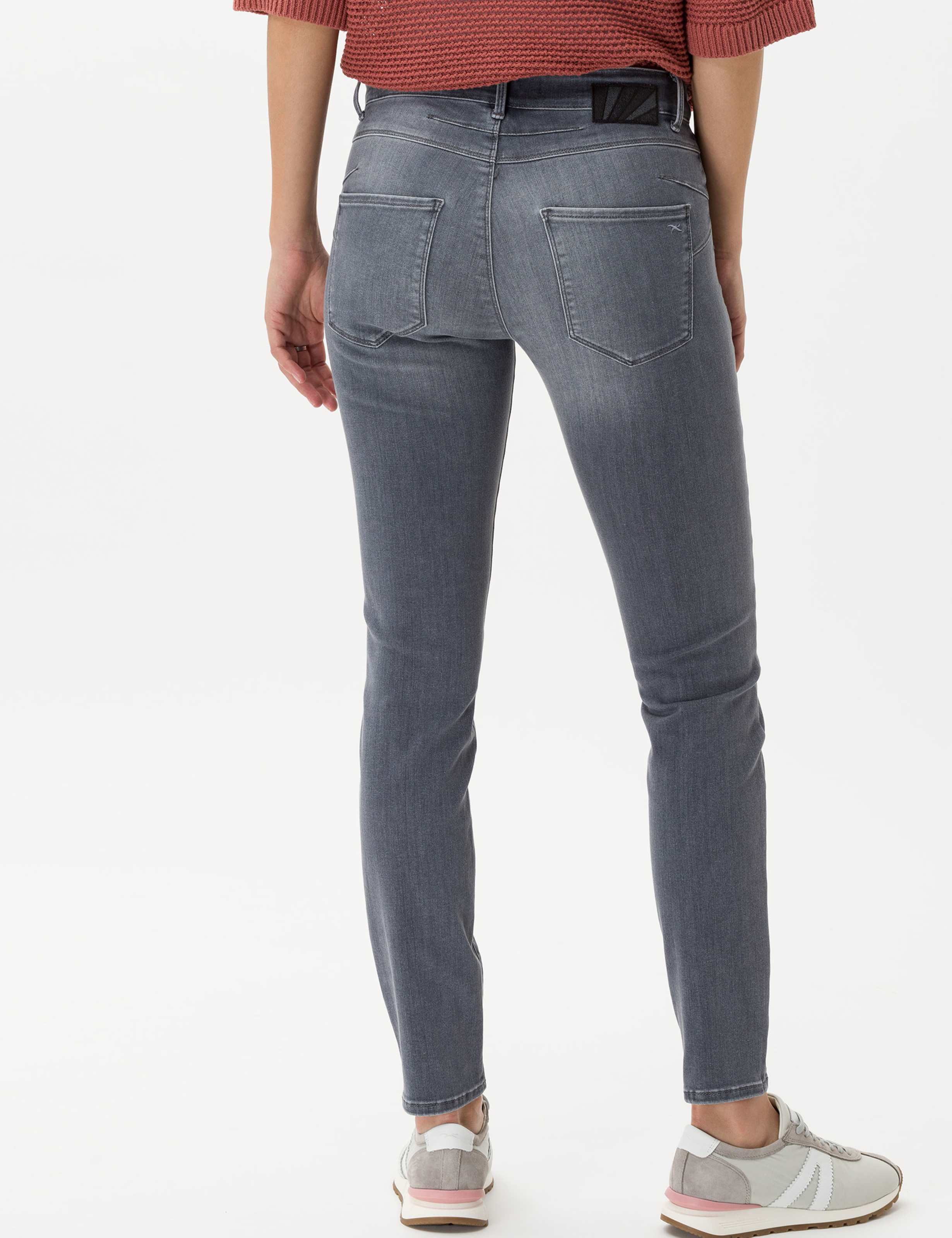 Damen Style ANA Denim Grau Skinny Fit Model Rueck