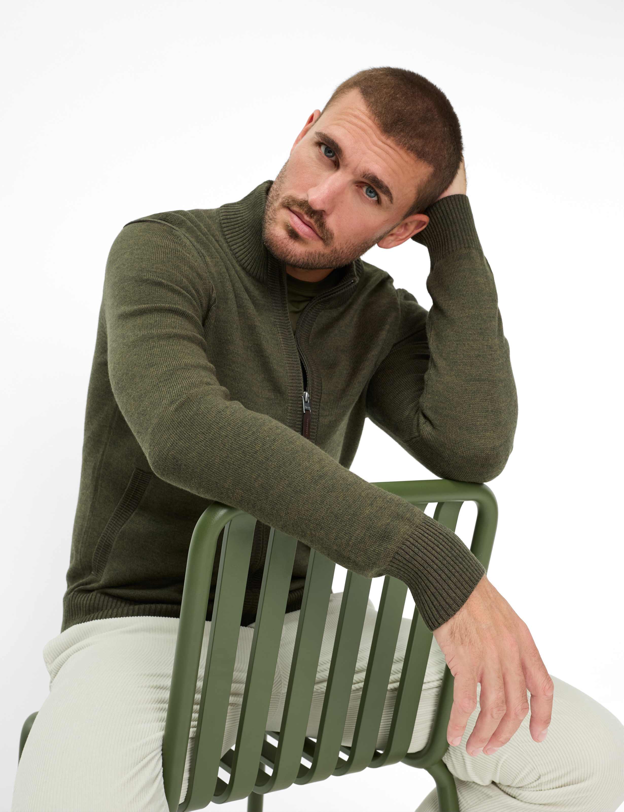 Heren Style JAKE Donkergroen  Detail 1