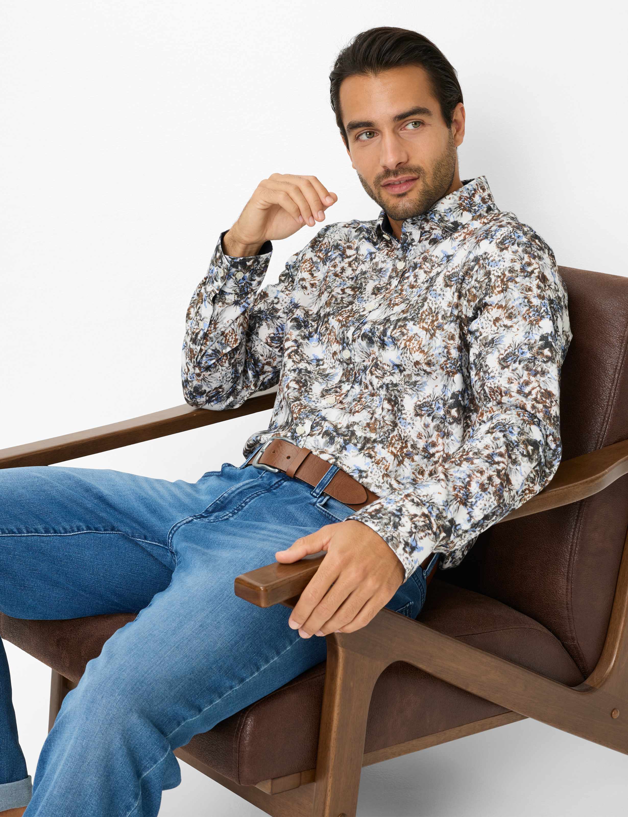 Homme Style HAROLD Bleu  Détail 1