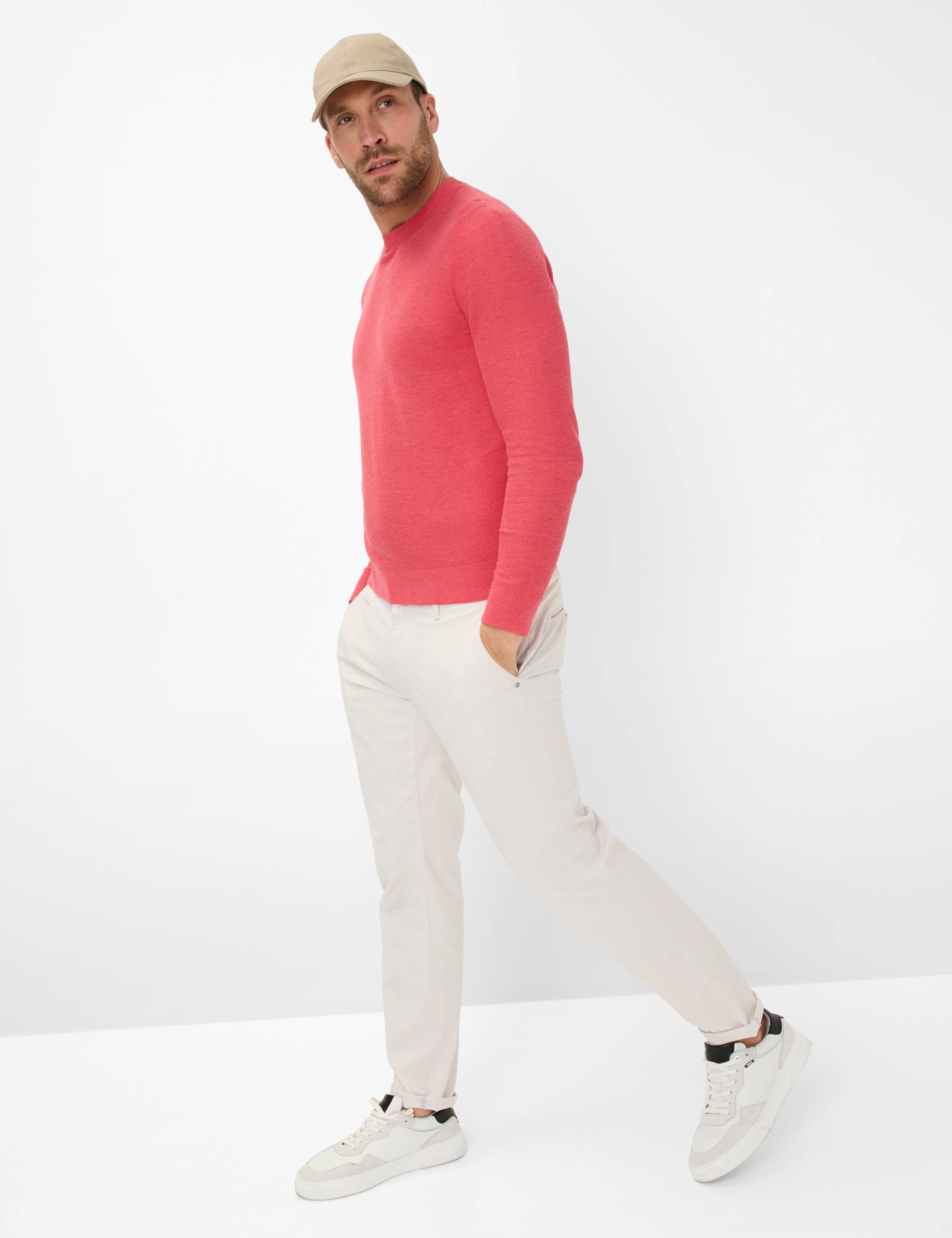 Men Style RICK Red  Model Outfit