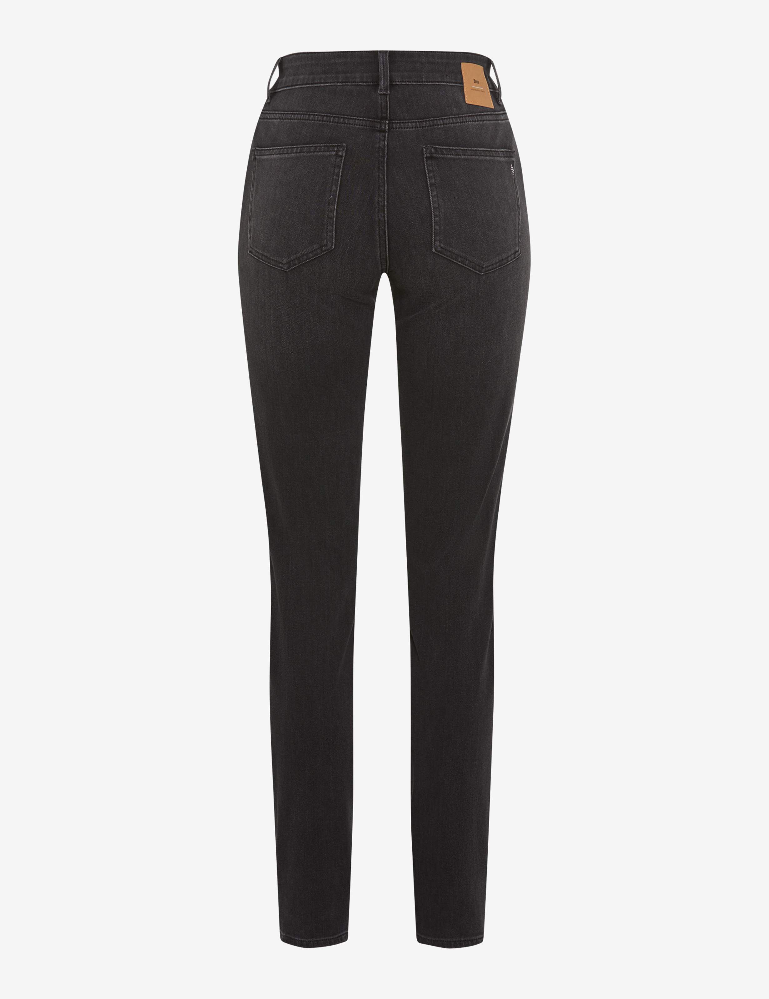 Femme Style SHAKIRA Denim Gris Foncé Slim Fit Détourage arrière