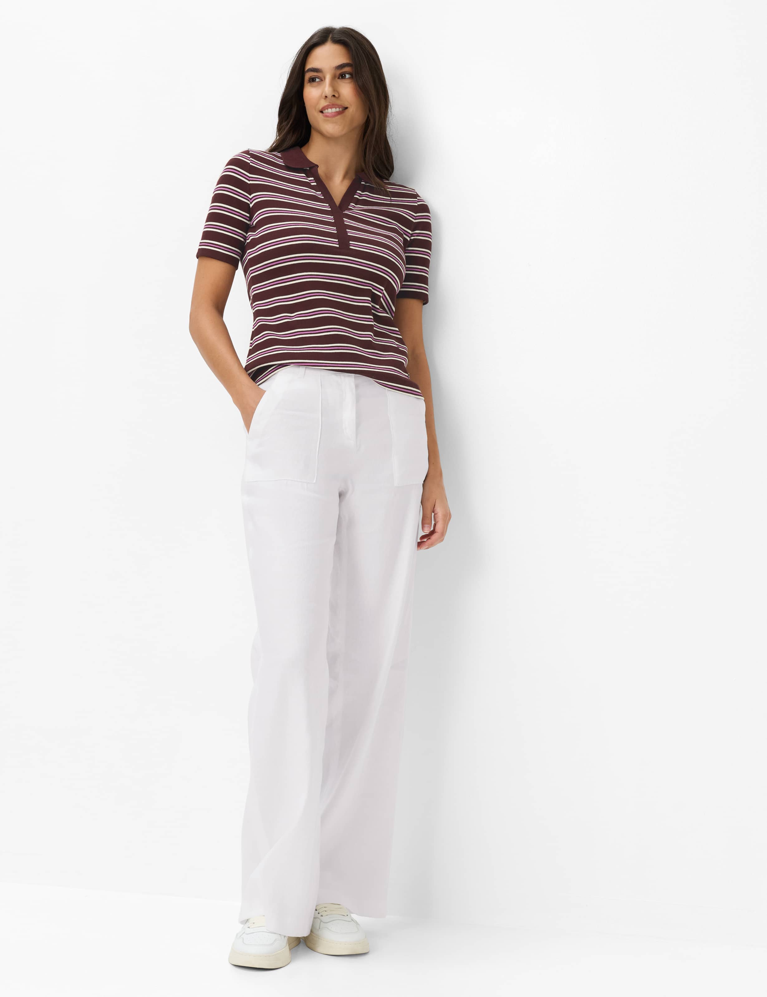 Femme Style MAINE Blanc Wide Leg Tenue du mannequin