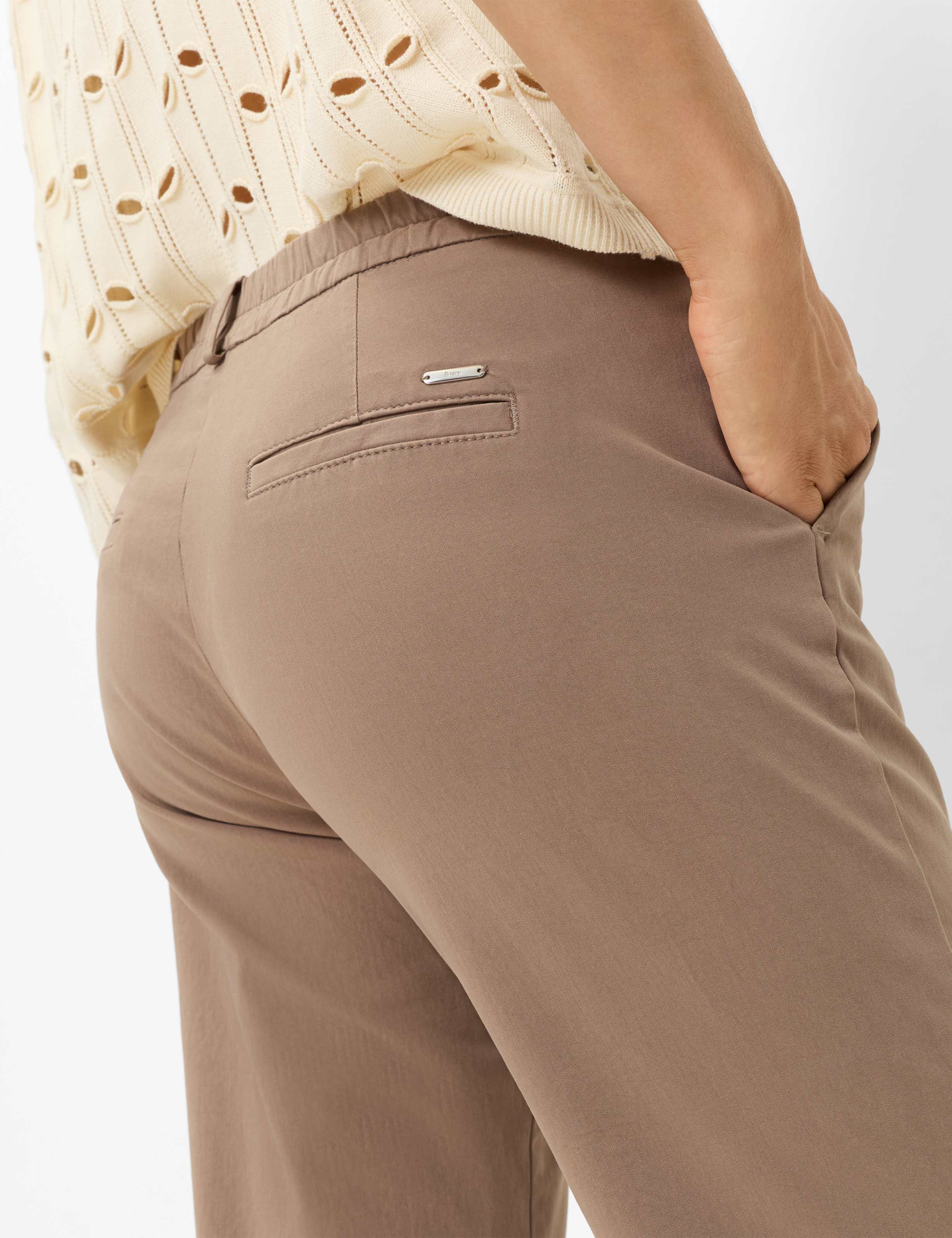Femme Style MARON S Marron Clair Regular Fit Détail 2