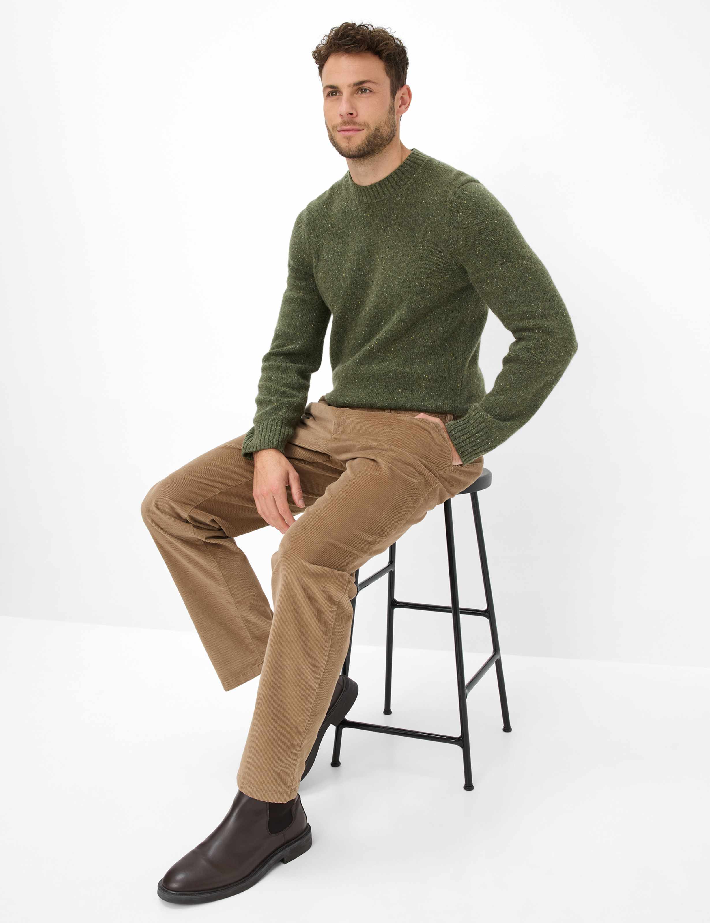 Homme Style LUIS Beige Regular Fit Détail 1