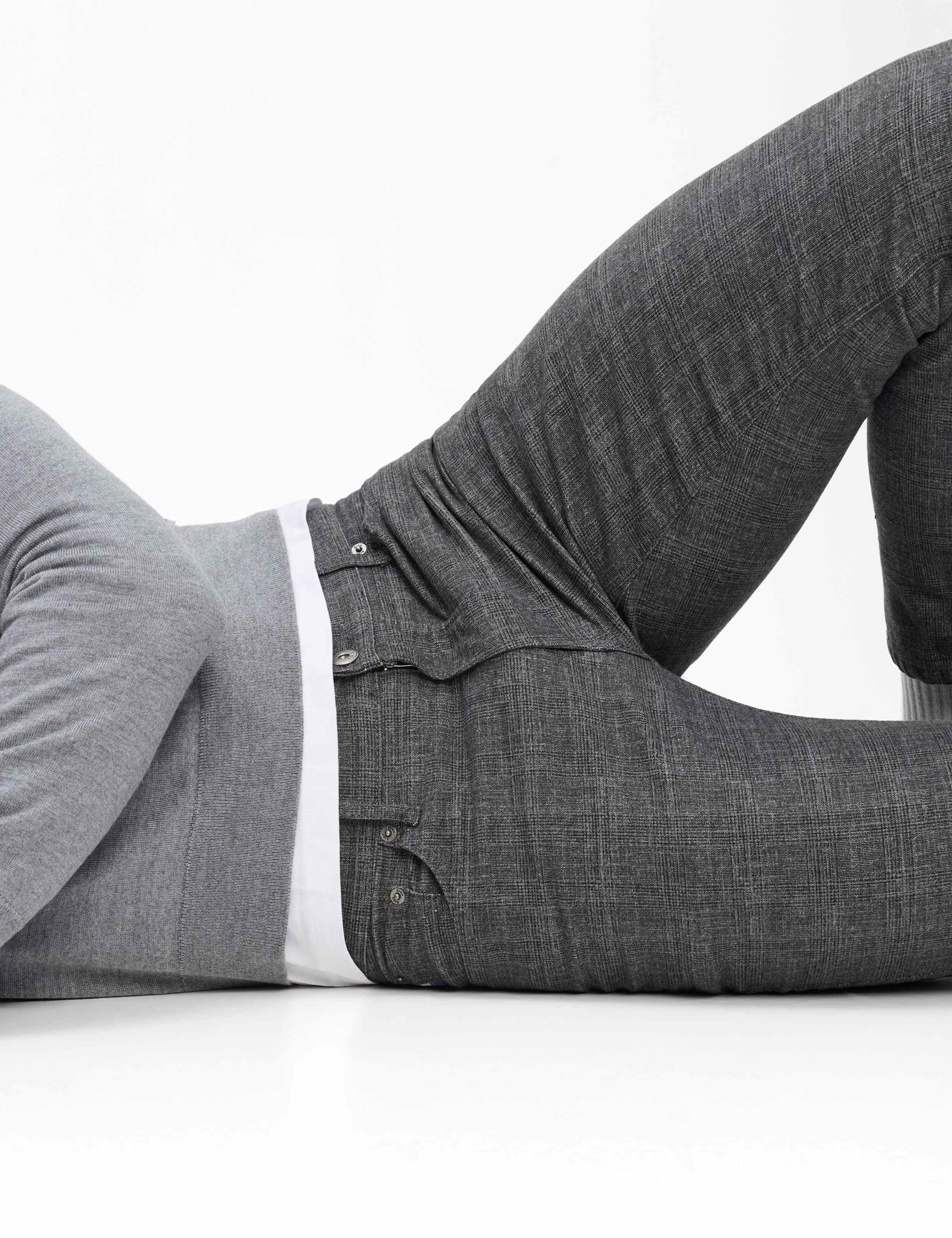 Men Style CHUCK Dark Grey Modern fit Detail 1