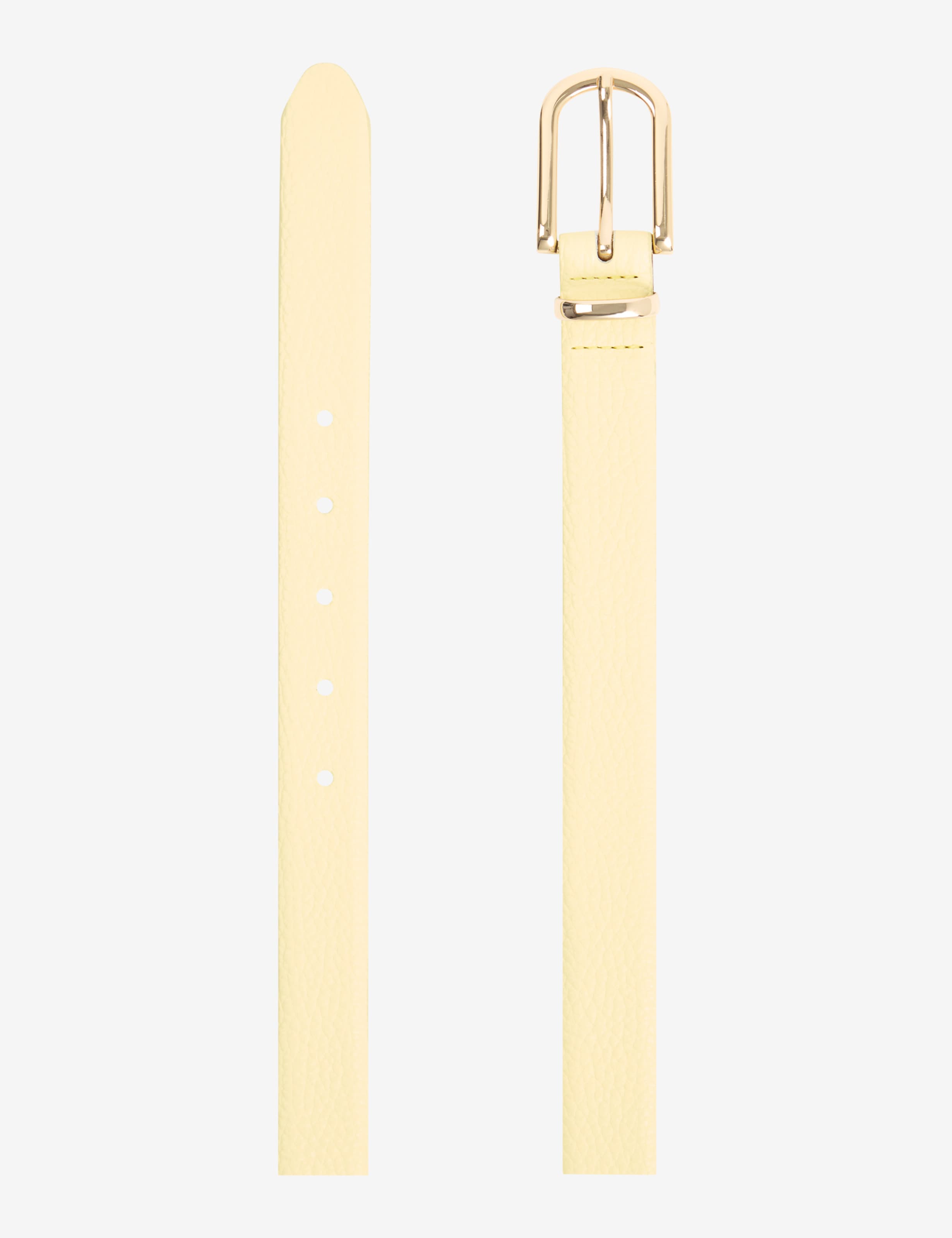 Women Style WOMEN´S BELT Light Yellow  Detail 2