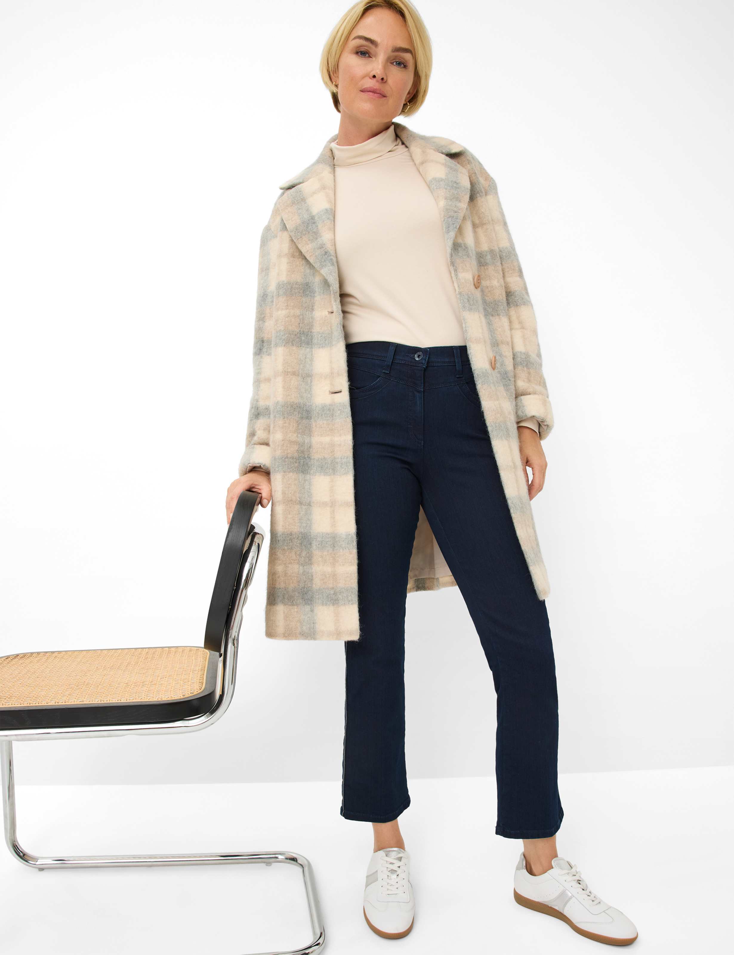Damen Style LAURA KICK Denim Dunkelblau Super Slim Fit Detail 1