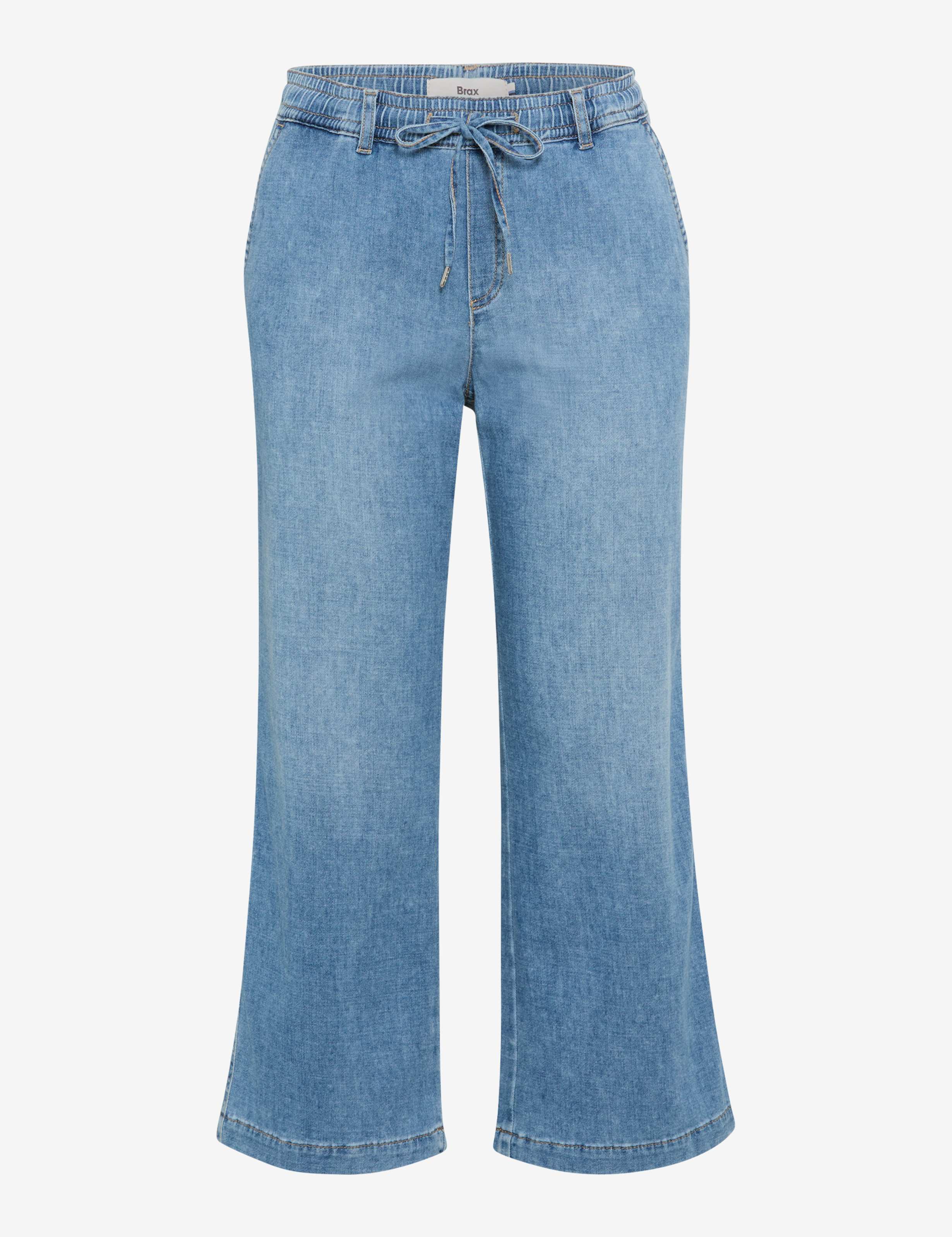 Femme Style MAINE S Denim Bleu Wide Leg Détourage avant