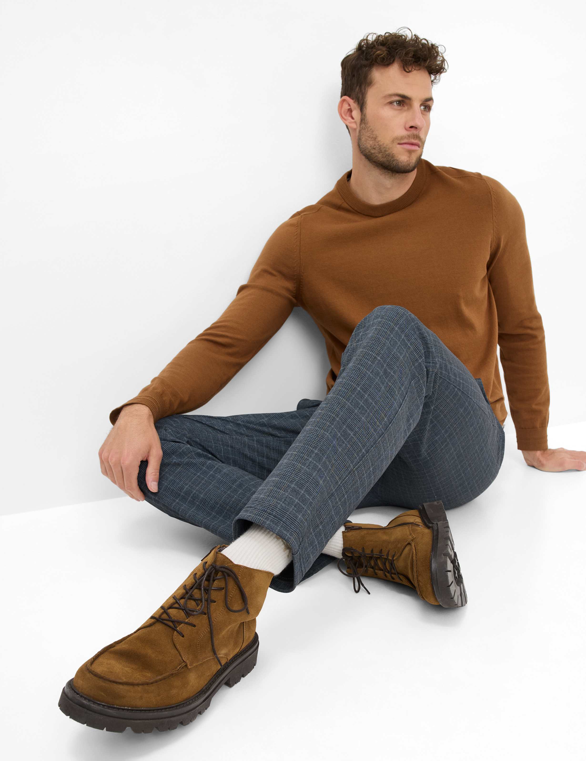 Herren Style THILO Dunkelblau Regular Fit Detail 1