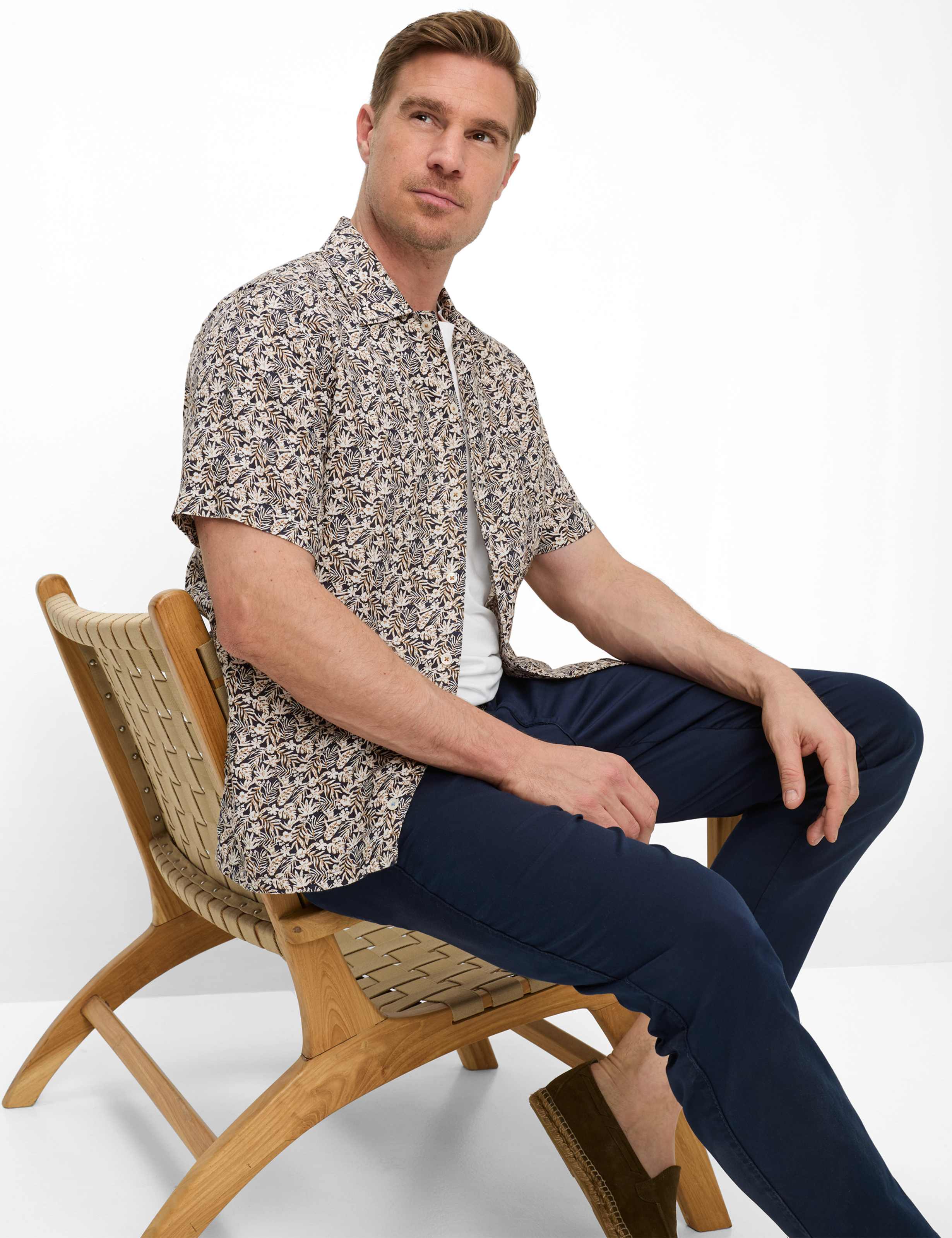 Homme Style LUKE Marron  Détail 1