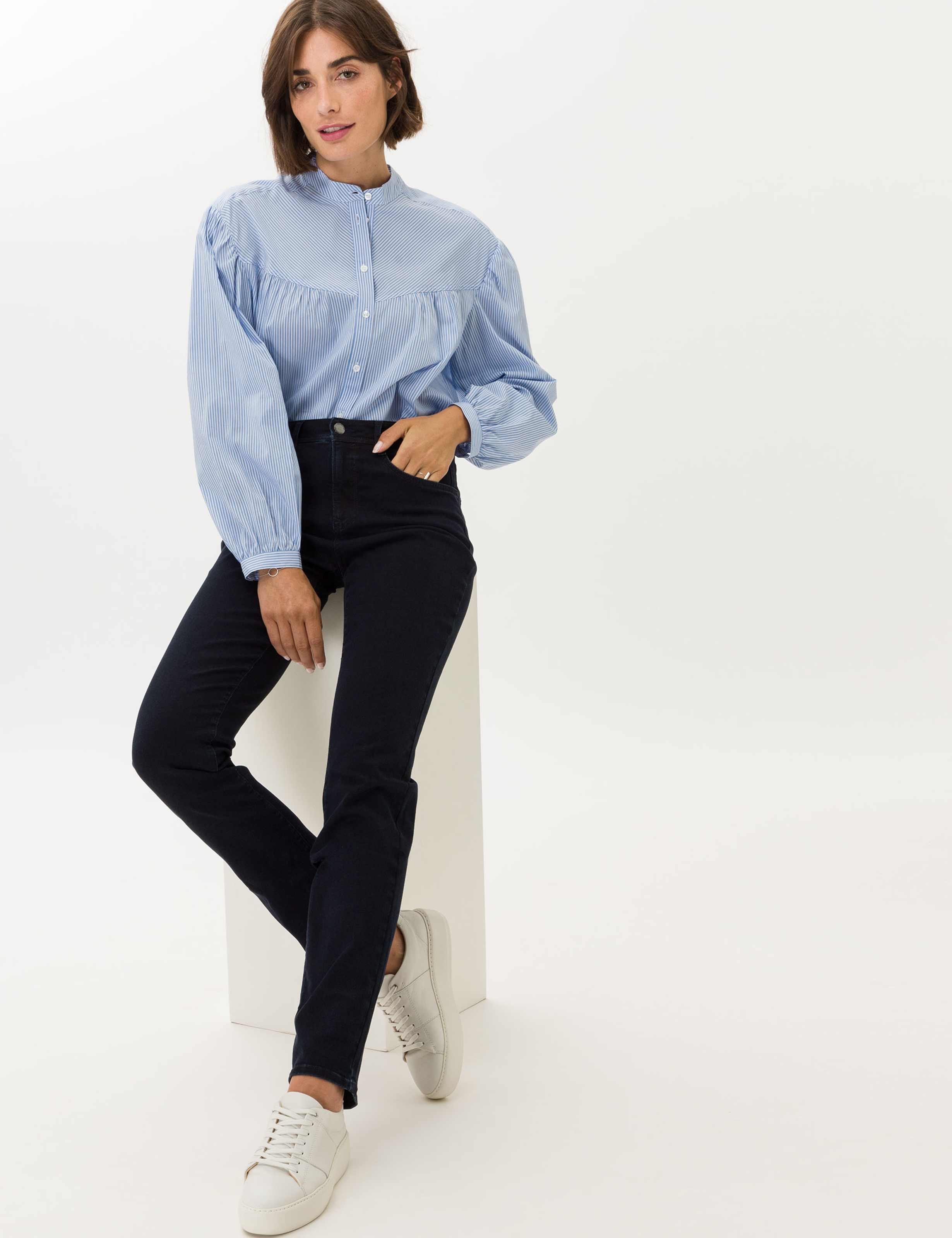Women Style MARY Denim Dark Blue Regular Fit Detail 1